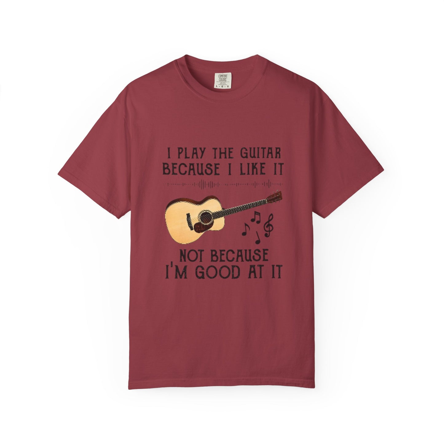 Musical Inspiration T-Shirt - I Play the Guitar, Casual Wear, Music Lover Gift, Birthday Present, Hobbyist Apparel
