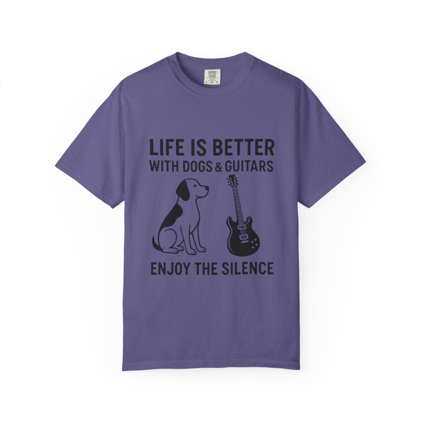 Life is Better with Dogs & Guitars T-Shirt, Unisex Graphic Tee,