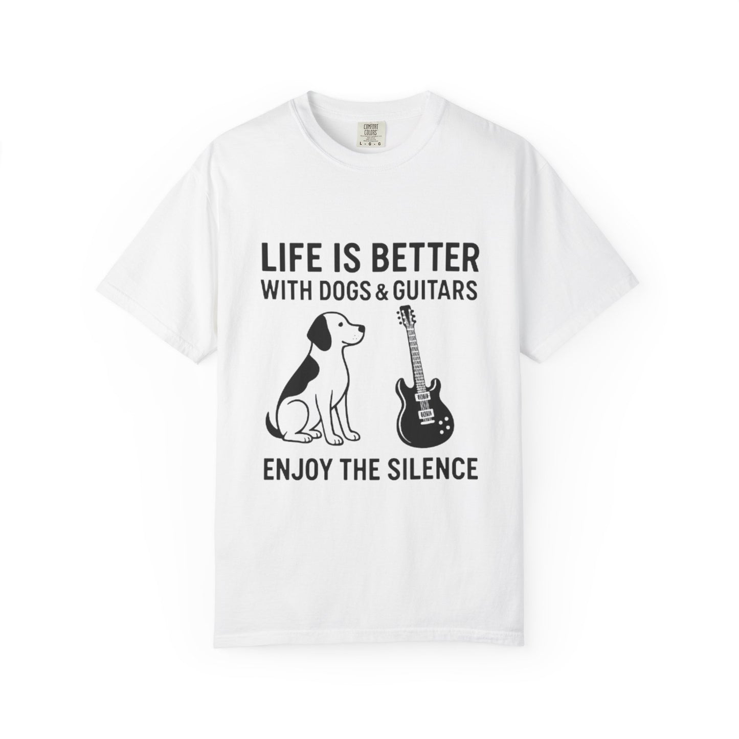Life is Better with Dogs & Guitars T-Shirt, Unisex Graphic Tee,