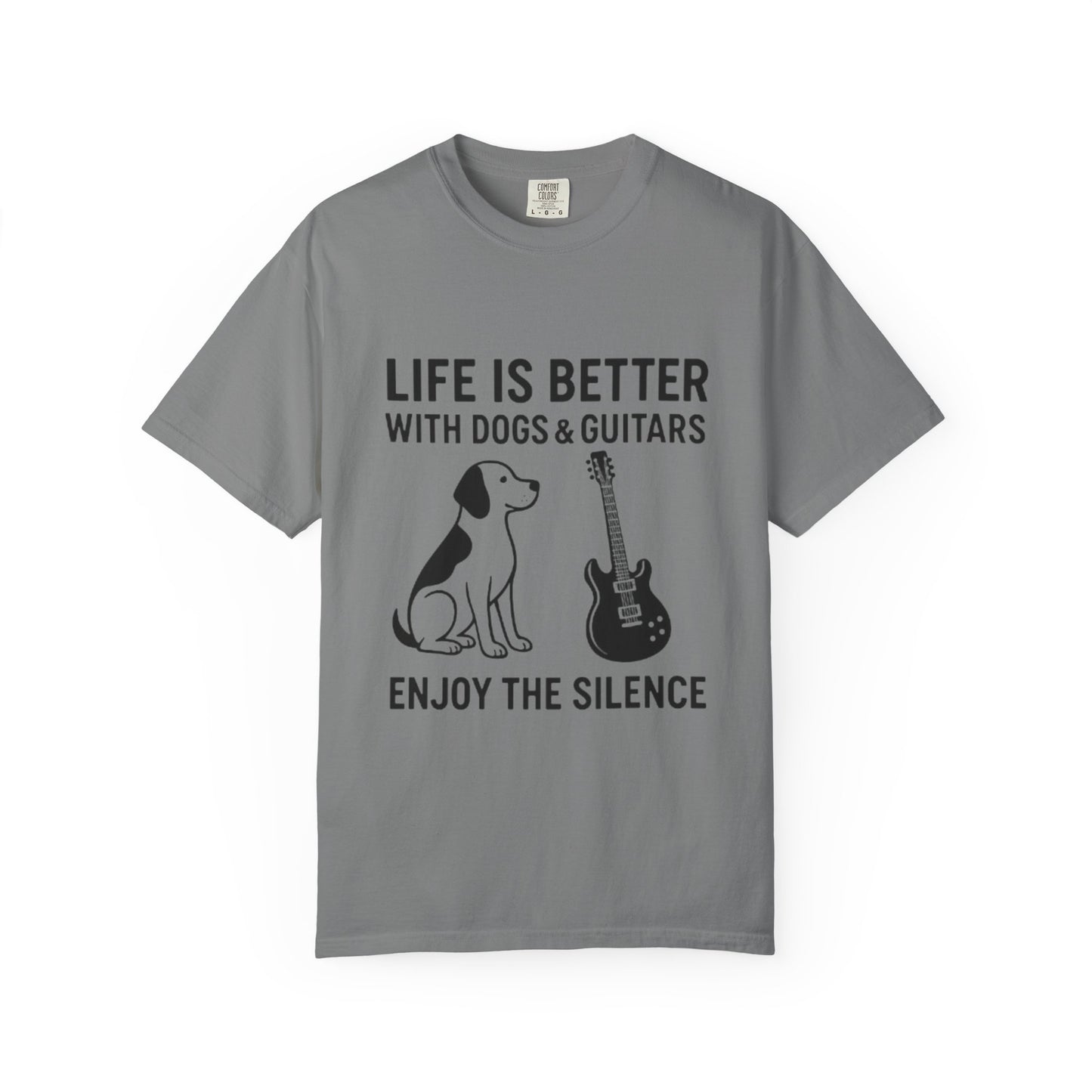 Life is Better with Dogs & Guitars T-Shirt, Unisex Graphic Tee,