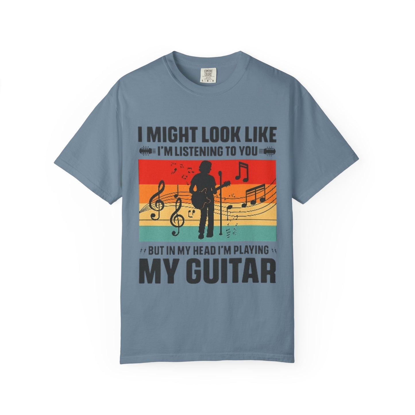 I Might Look Like I’m Listening But In My Head I’m Playing My Guitar Retro T-Shirt