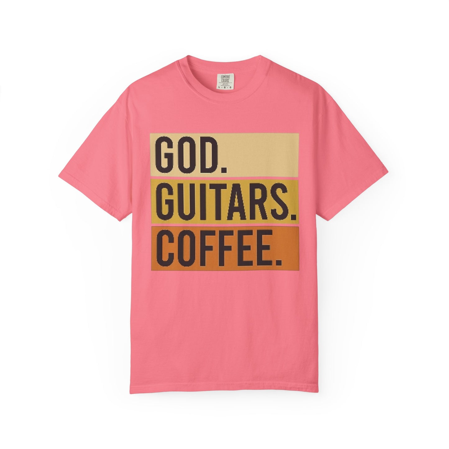 Faith & Music Unisex T-Shirt - Perfect Gift for Musicians, Coffee Lovers, Christian Apparel, Everyday Comfort, Casual Wear