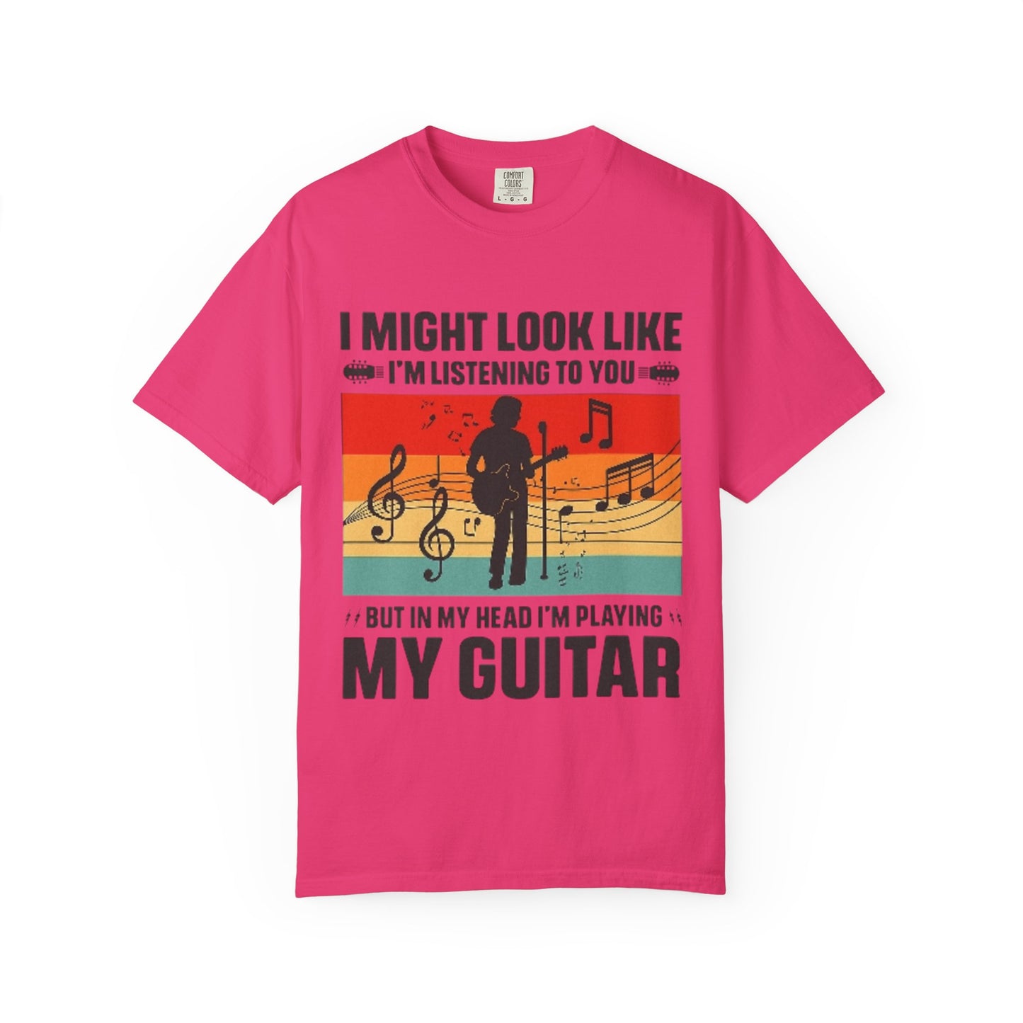 I Might Look Like I’m Listening But In My Head I’m Playing My Guitar Retro T-Shirt