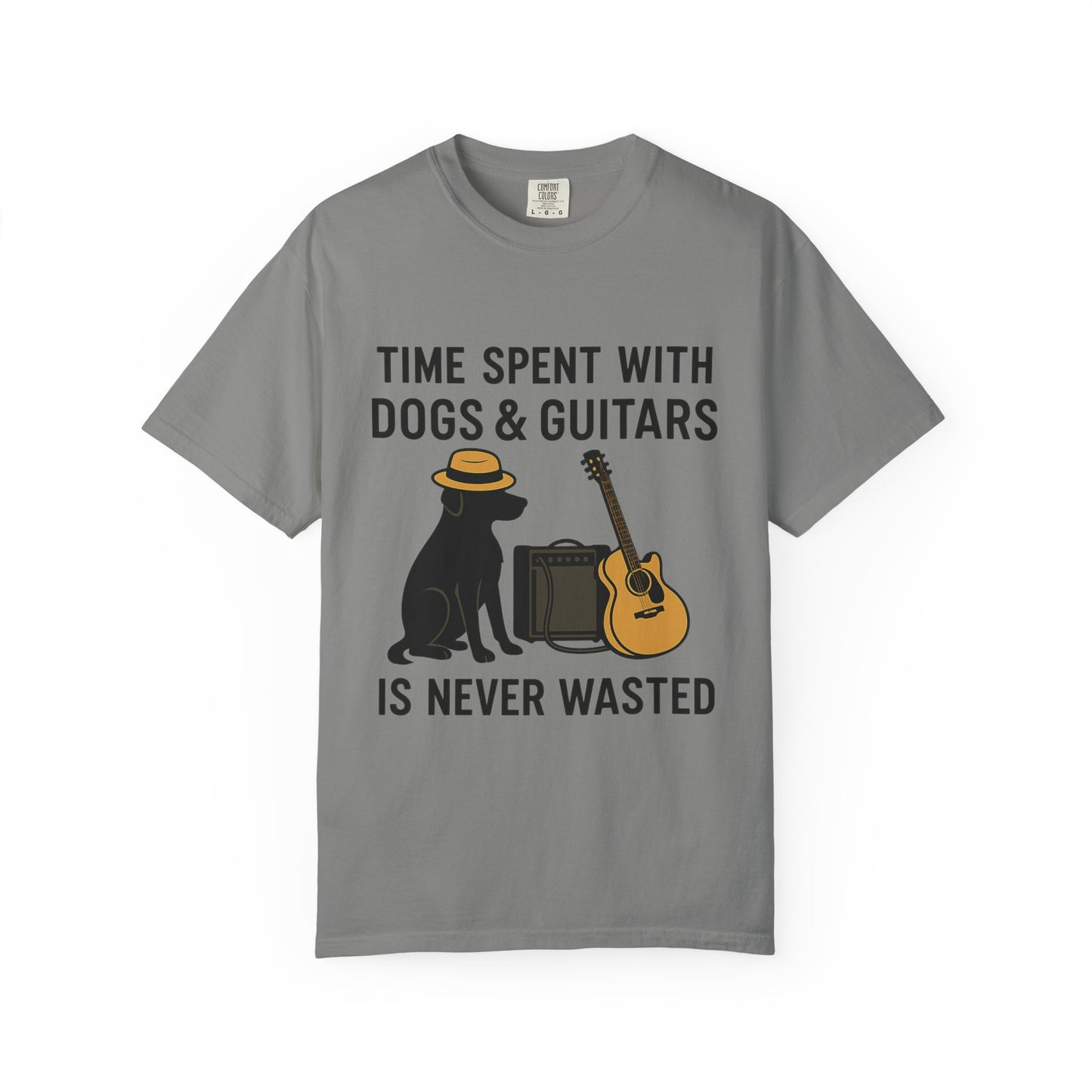 Dog Lover's Music T-Shirt, Casual Style Tee, Perfect Gift for Musicians.
