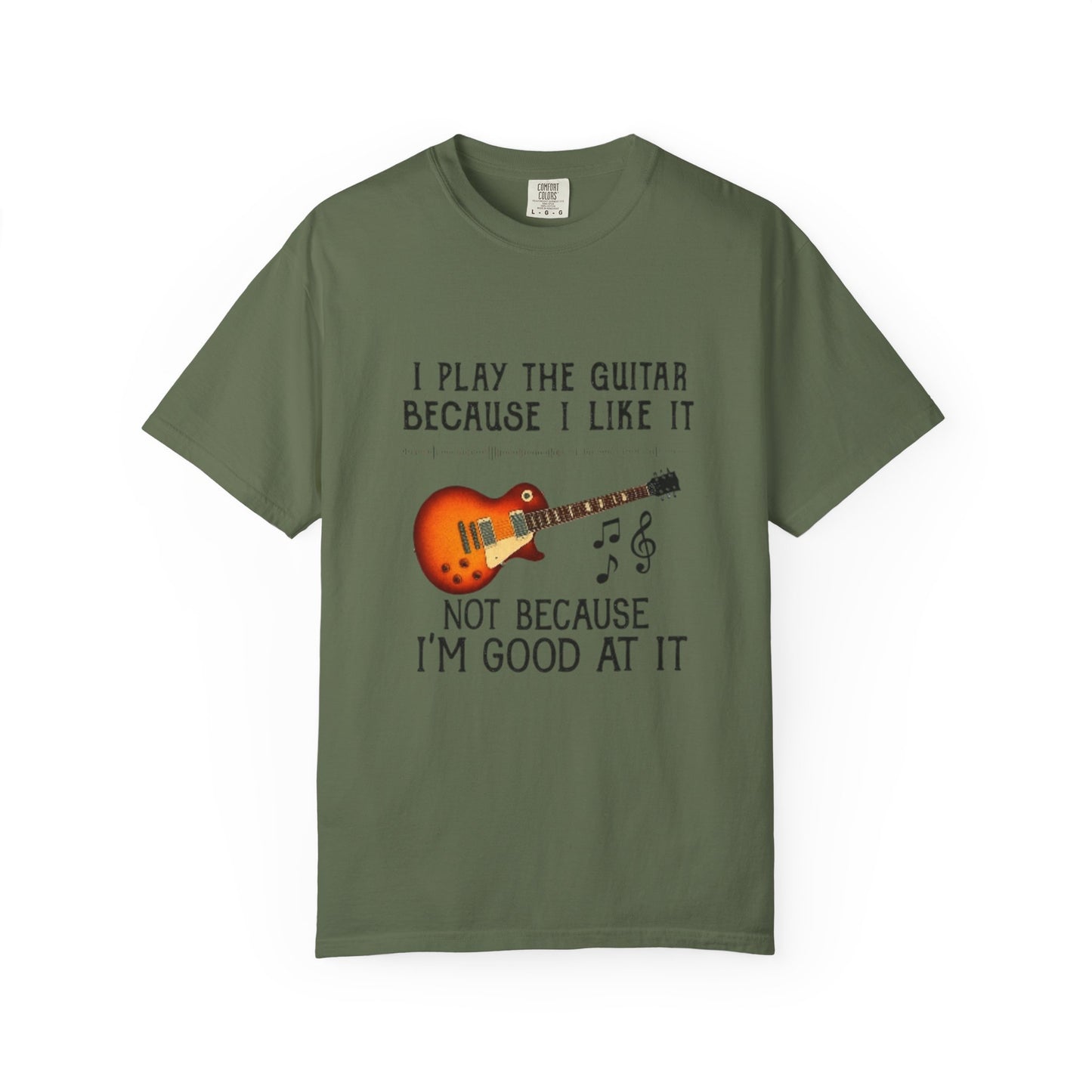 Guitar Lover T-Shirt, Gift for Musicians, Casual Tee for Music Lovers, Funny Music Quote Shirt, Unisex Cotton Tees