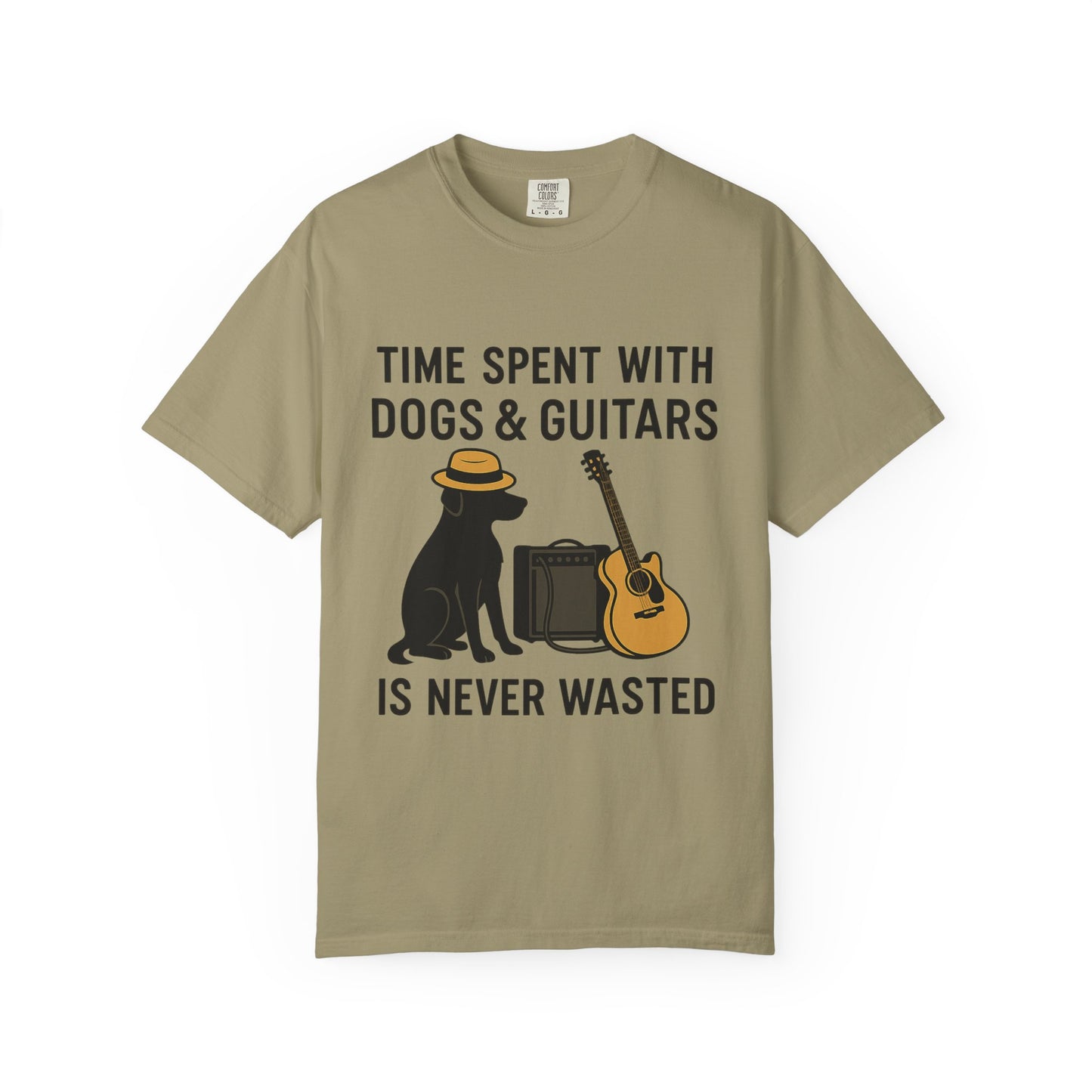 Dog Lover's Music T-Shirt, Casual Style Tee, Perfect Gift for Musicians.