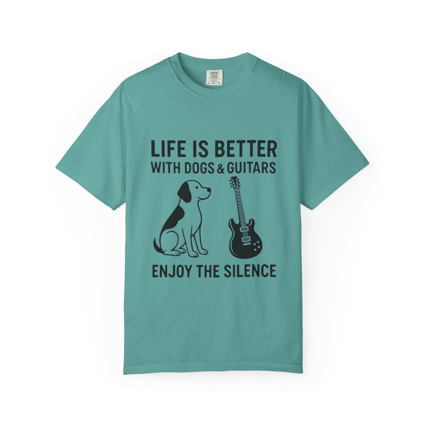 Life is Better with Dogs & Guitars T-Shirt, Unisex Graphic Tee,