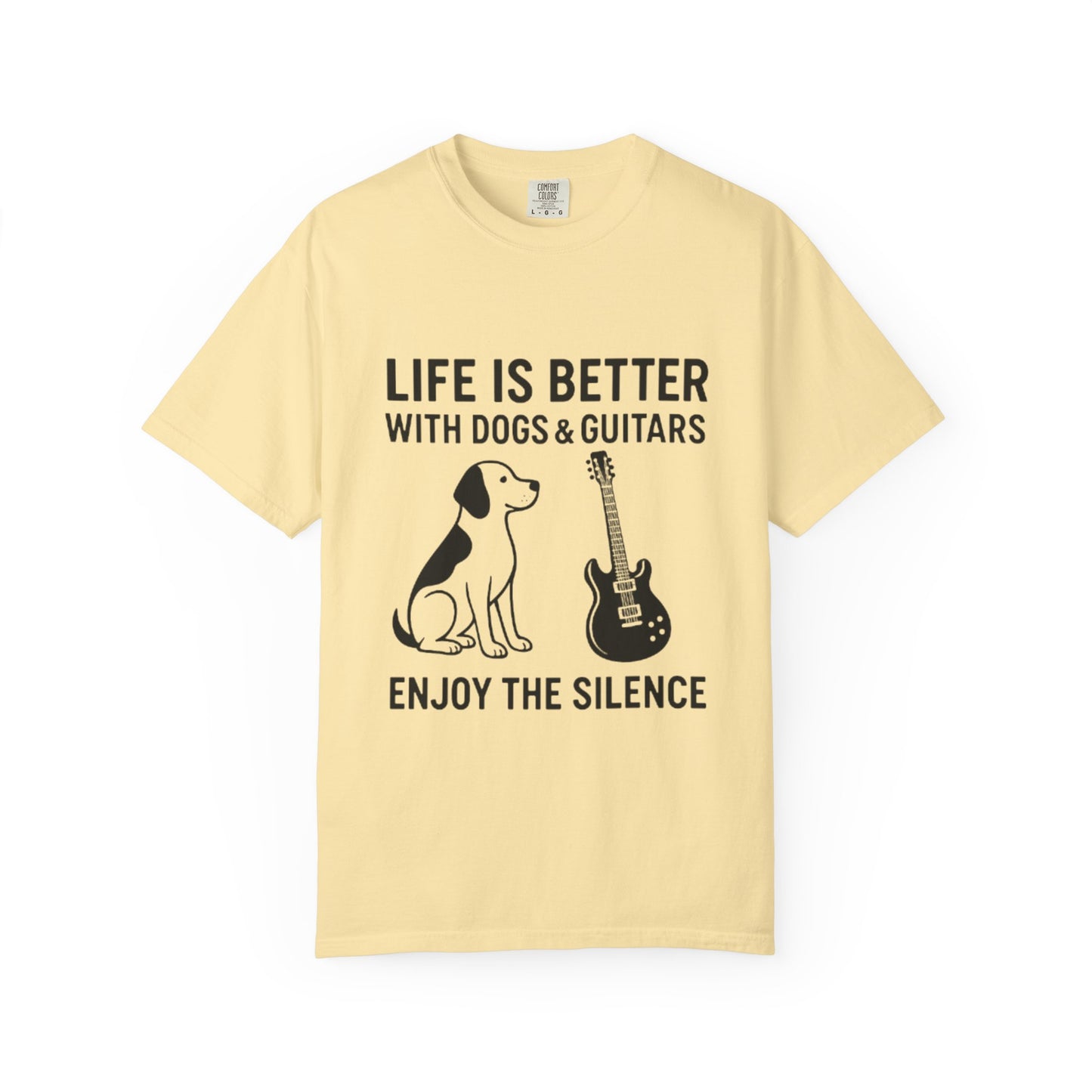 Life is Better with Dogs & Guitars T-Shirt, Unisex Graphic Tee,