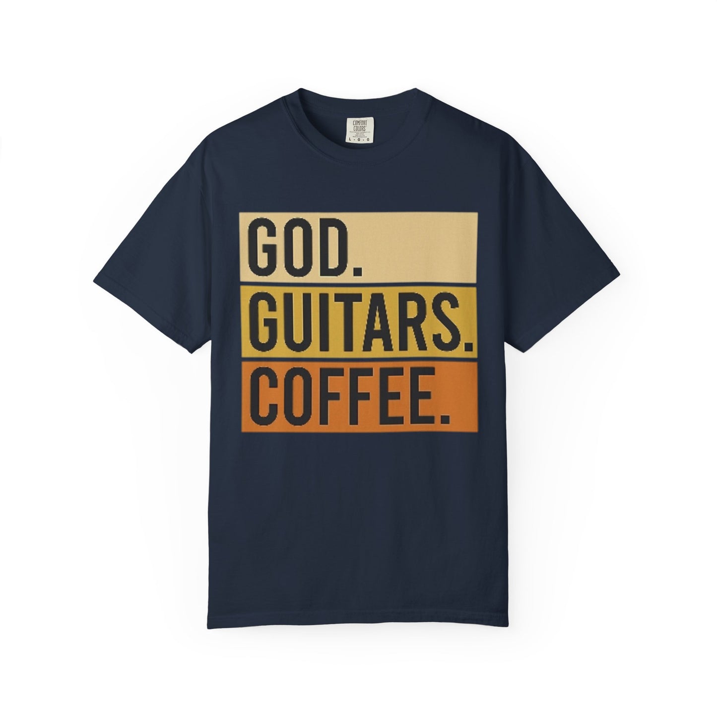 Faith & Music Unisex T-Shirt - Perfect Gift for Musicians, Coffee Lovers, Christian Apparel, Everyday Comfort, Casual Wear