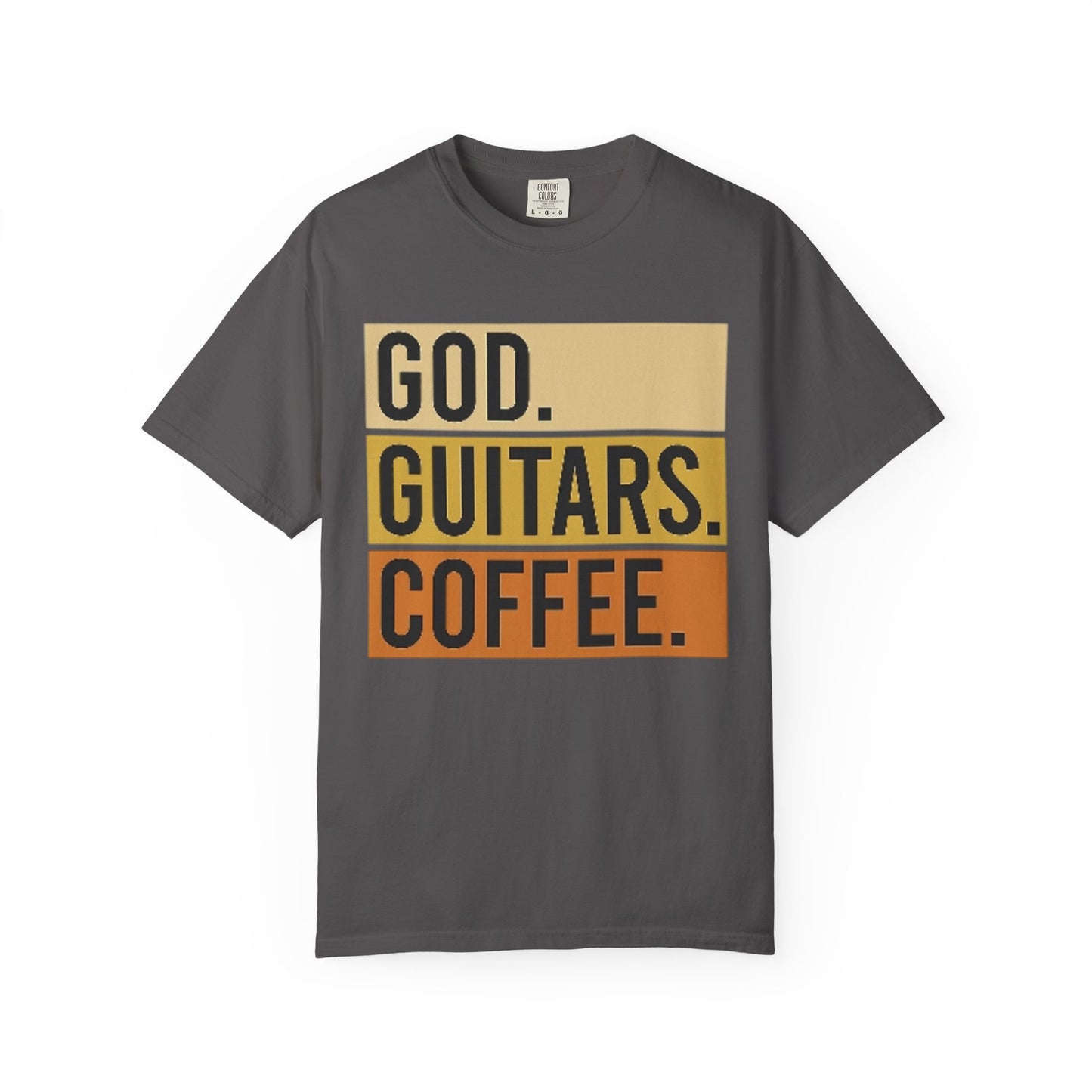 Faith & Music Unisex T-Shirt - Perfect Gift for Musicians, Coffee Lovers, Christian Apparel, Everyday Comfort, Casual Wear