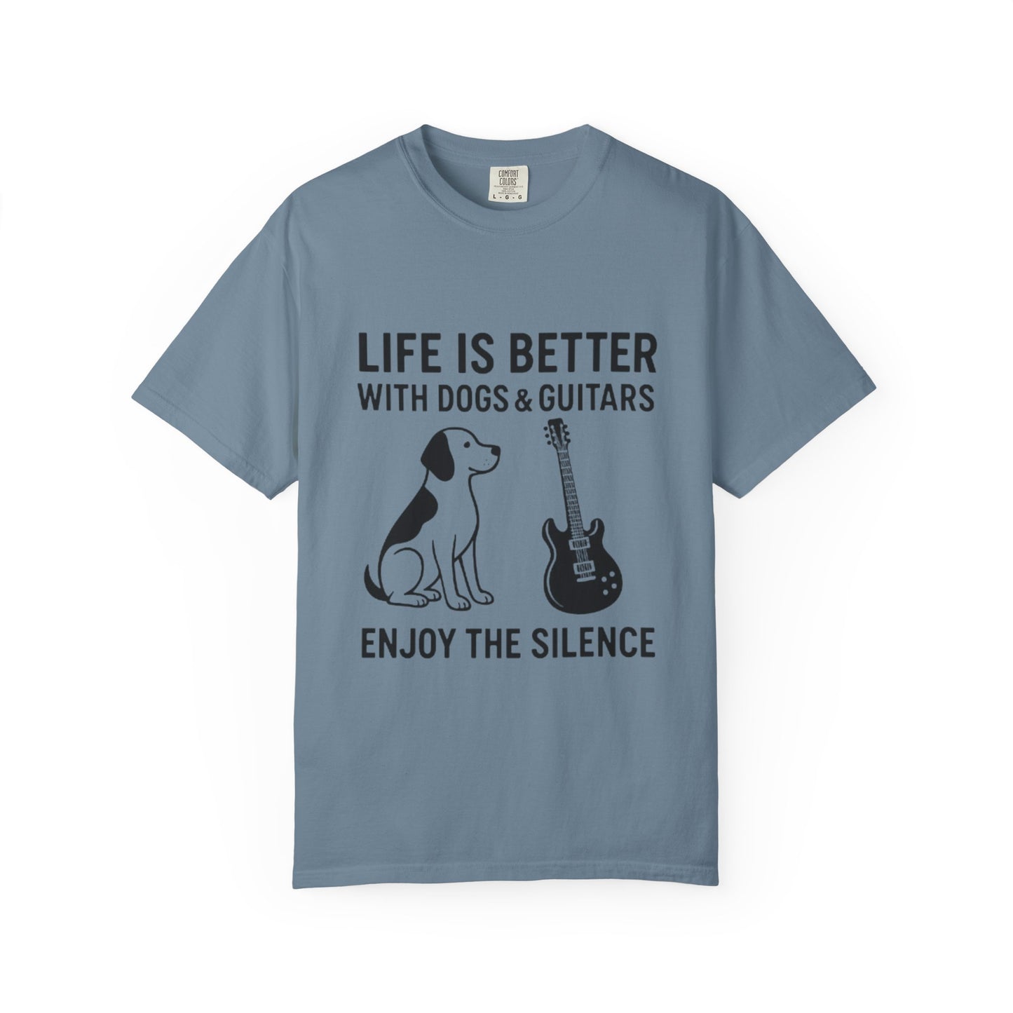Life is Better with Dogs & Guitars T-Shirt, Unisex Graphic Tee,