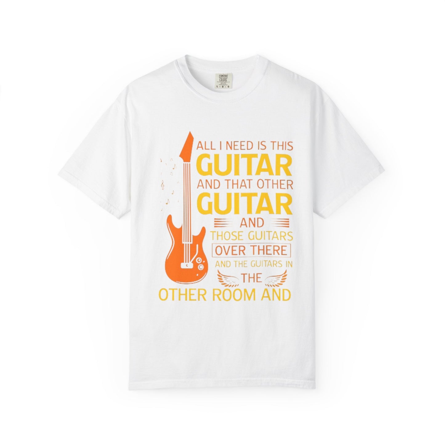 Guitar Lover's Unisex T-Shirt, Gifts for Musicians, Musician Apparel, Casual Tee, Festival Wear