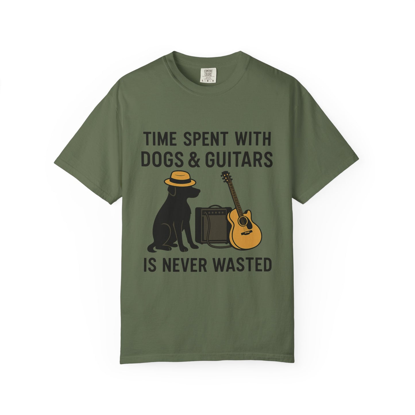 Dog Lover's Music T-Shirt, Casual Style Tee, Perfect Gift for Musicians.