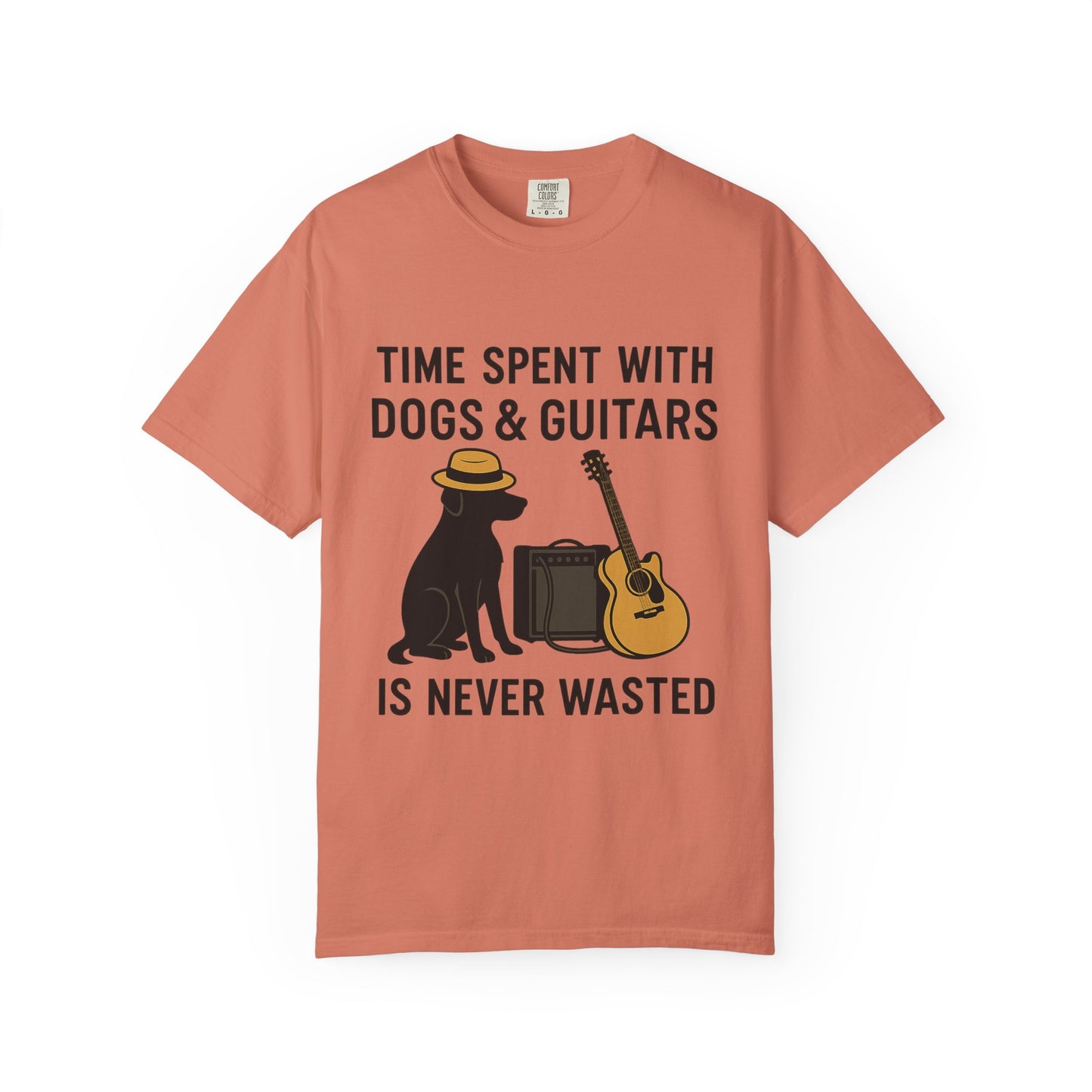 Dog Lover's Music T-Shirt, Casual Style Tee, Perfect Gift for Musicians.