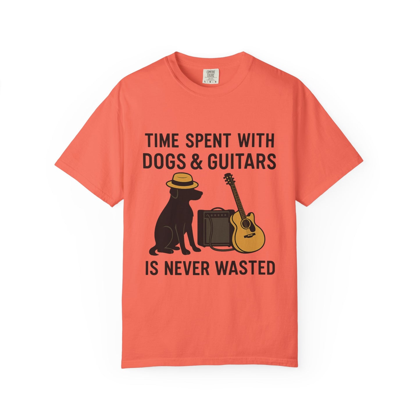 Dog Lover's Music T-Shirt, Casual Style Tee, Perfect Gift for Musicians.