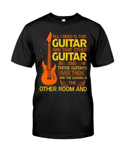 Guitar Lover's Unisex T-Shirt, Gifts for Musicians, Musician Apparel, Casual Tee, Festival Wear