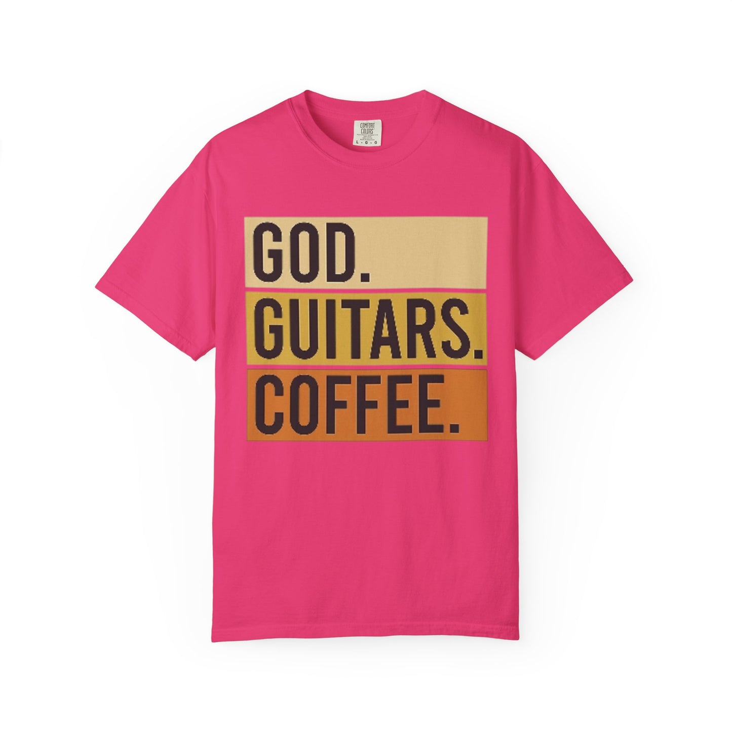 Faith & Music Unisex T-Shirt - Perfect Gift for Musicians, Coffee Lovers, Christian Apparel, Everyday Comfort, Casual Wear