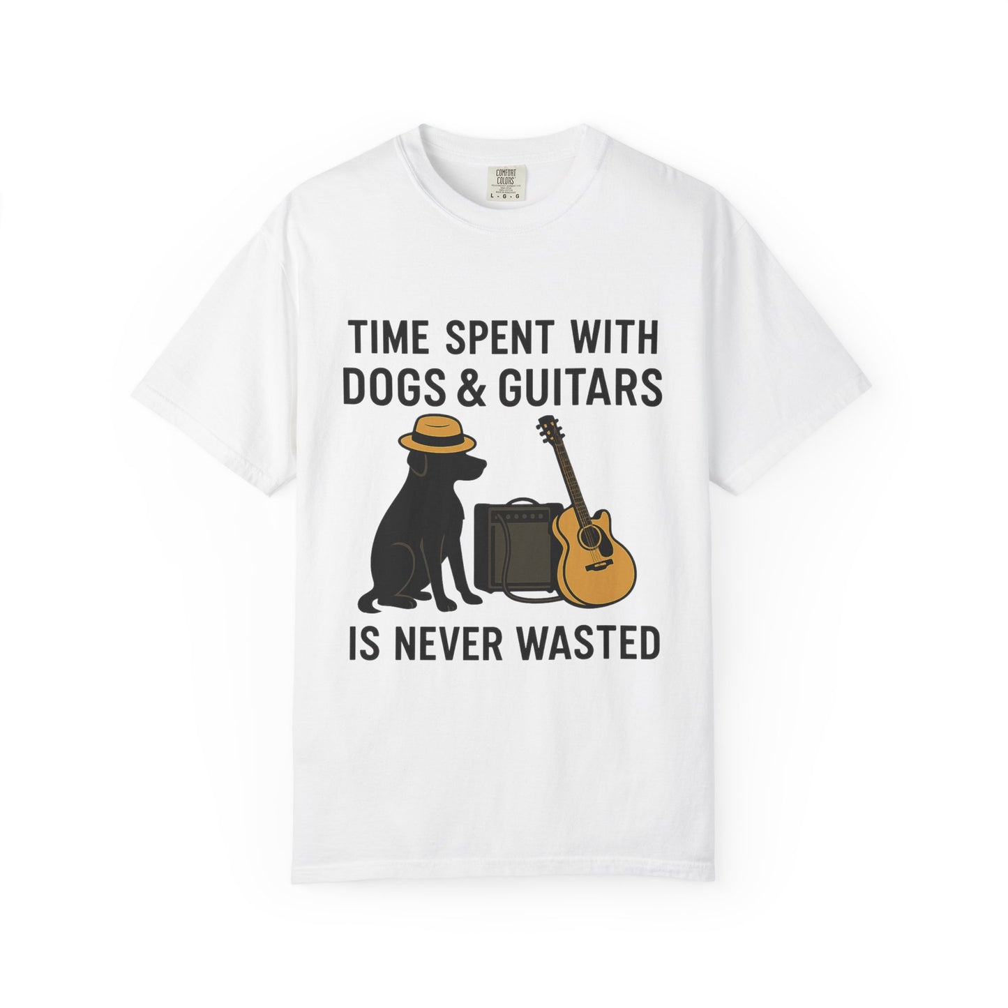 Dog Lover's Music T-Shirt, Casual Style Tee, Perfect Gift for Musicians.