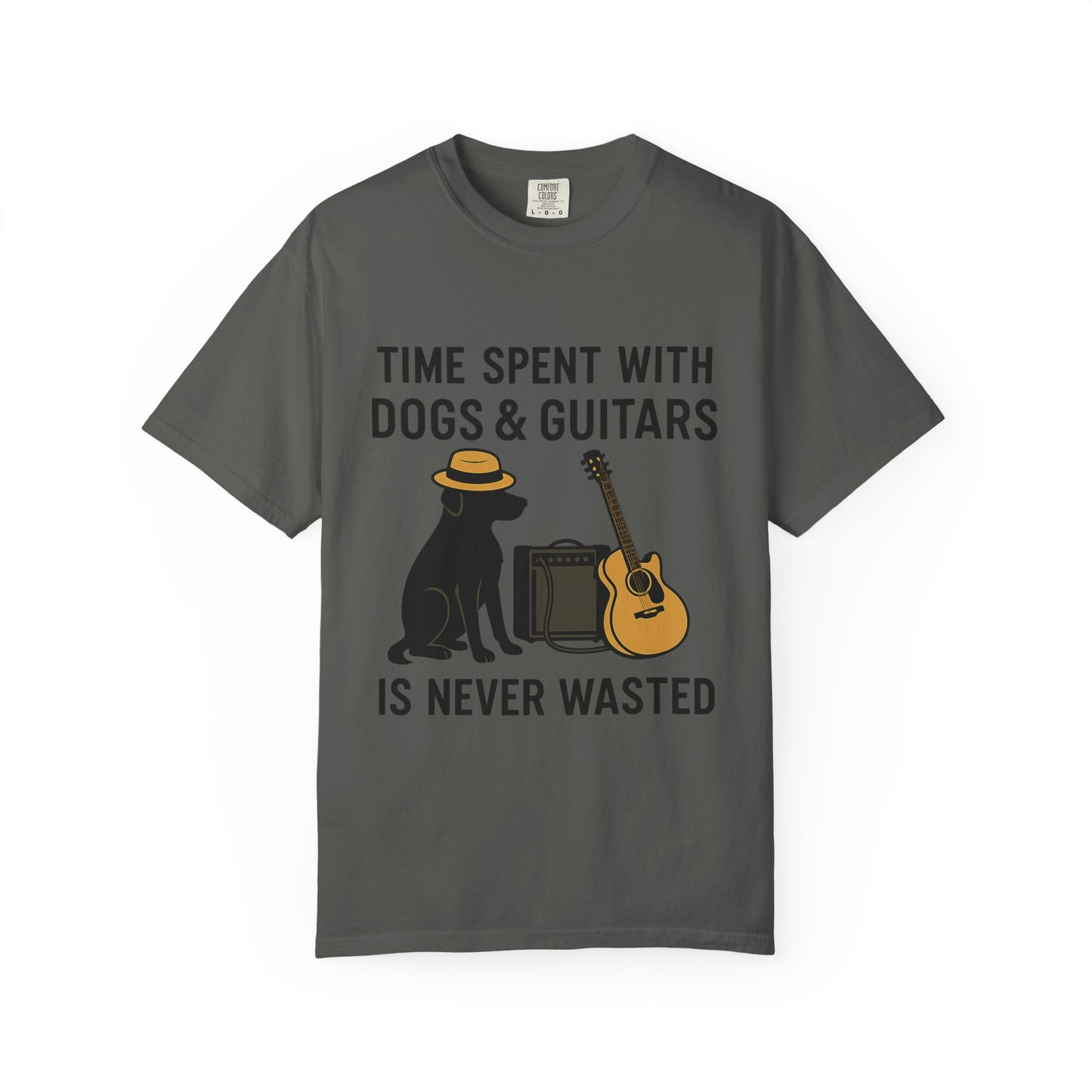 Dog Lover's Music T-Shirt, Casual Style Tee, Perfect Gift for Musicians.