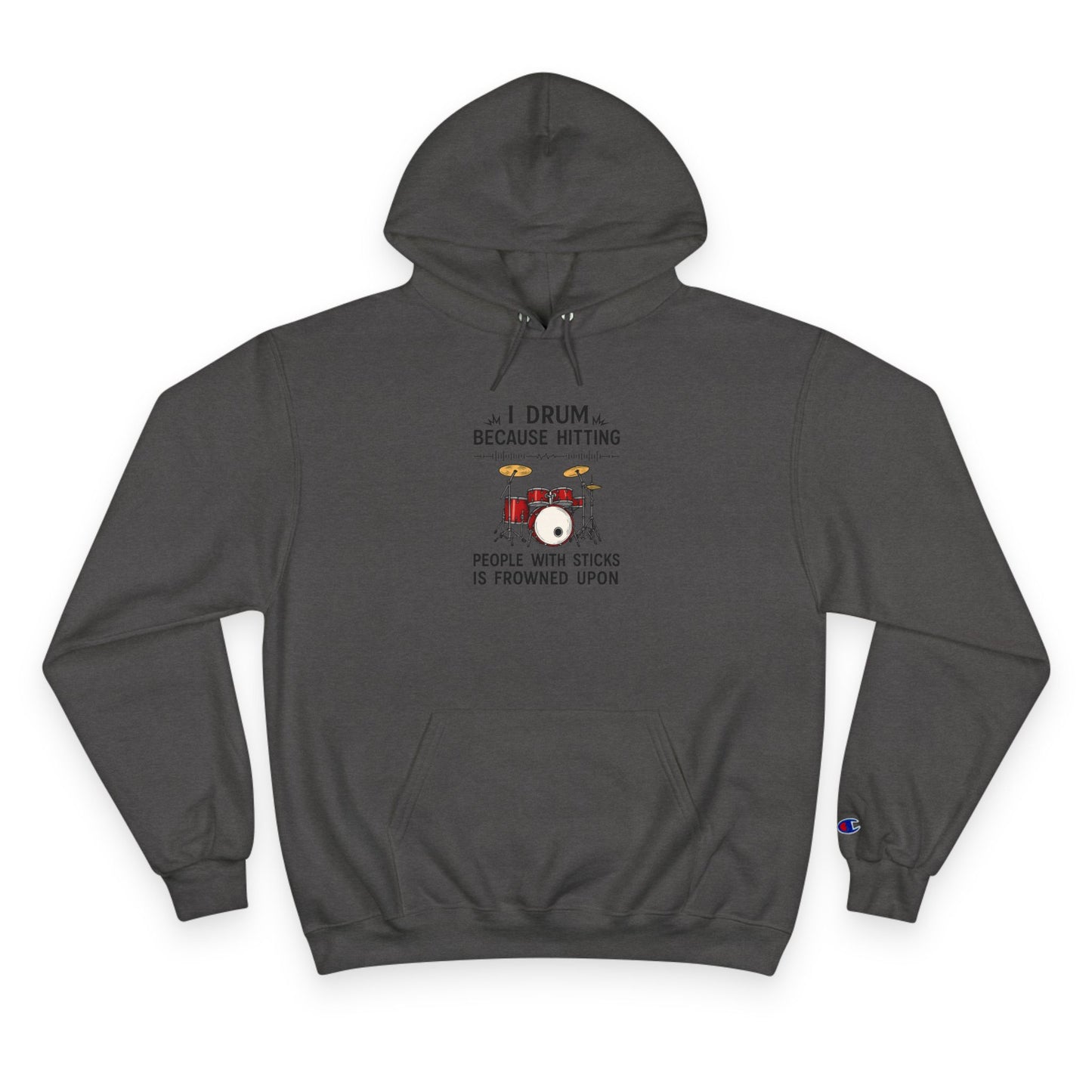 Drummer's Humor Hoodie | Musical Gift, Music Lover Apparel, Funny Hoodie, Gift for Drummers, Band Hoodie, Festival Wear