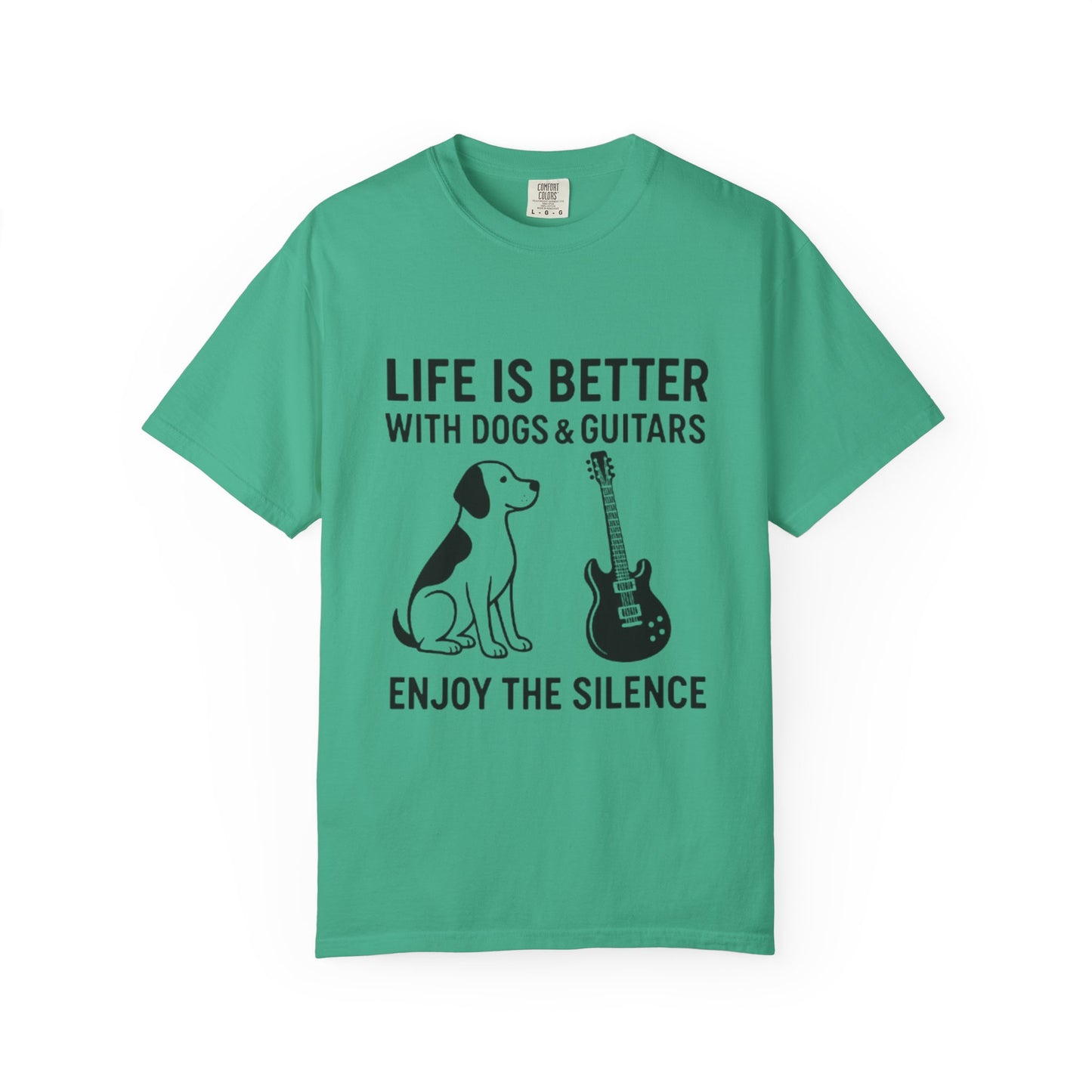 Life is Better with Dogs & Guitars T-Shirt, Unisex Graphic Tee,