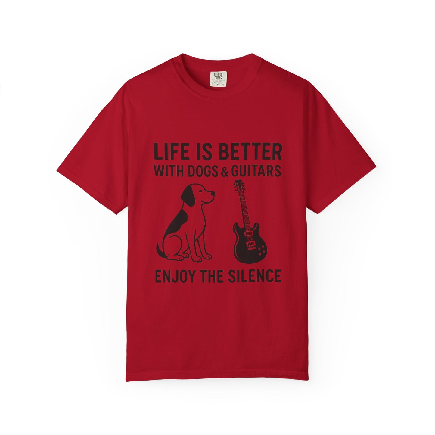 Life is Better with Dogs & Guitars T-Shirt, Unisex Graphic Tee,