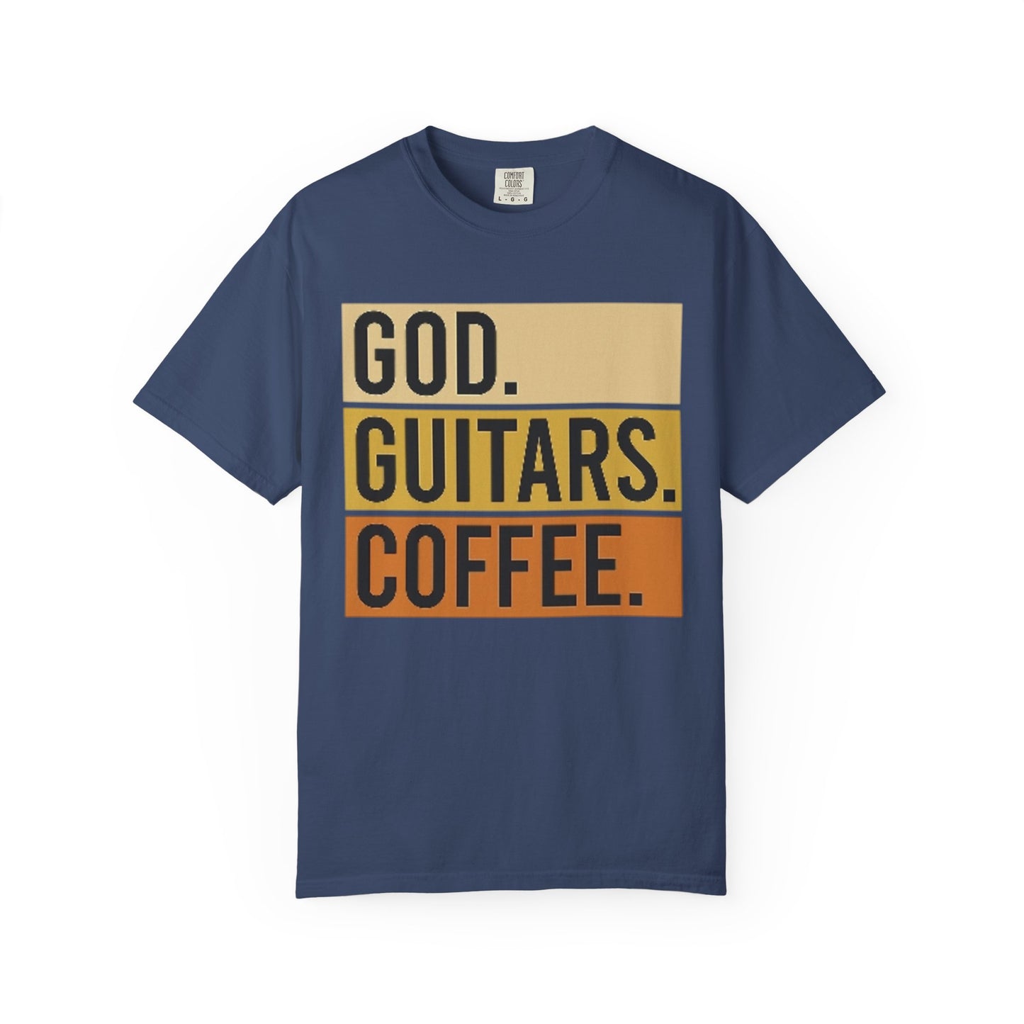 Faith & Music Unisex T-Shirt - Perfect Gift for Musicians, Coffee Lovers, Christian Apparel, Everyday Comfort, Casual Wear