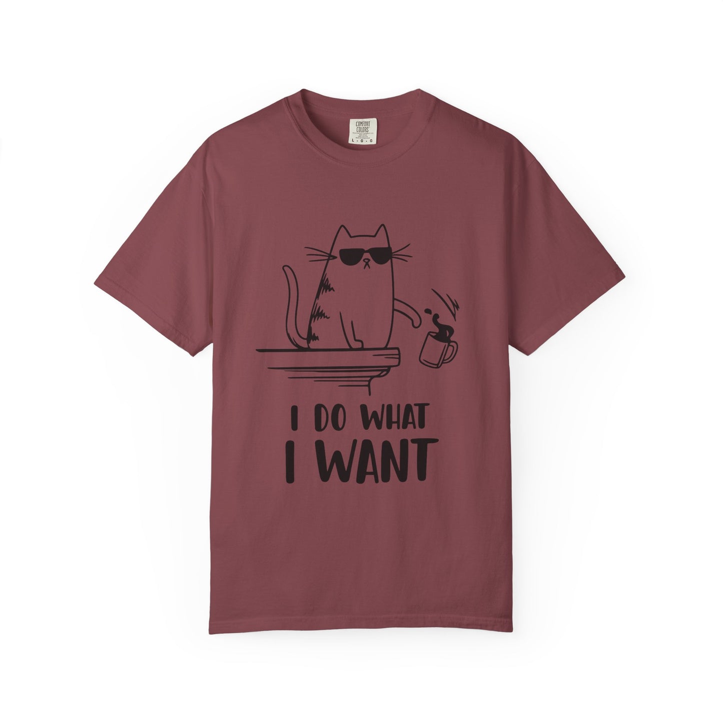 “I Do What I Want – Funny Cat T-Shirt | Sarcastic Kitty Graphic Tee for Cat Lovers”