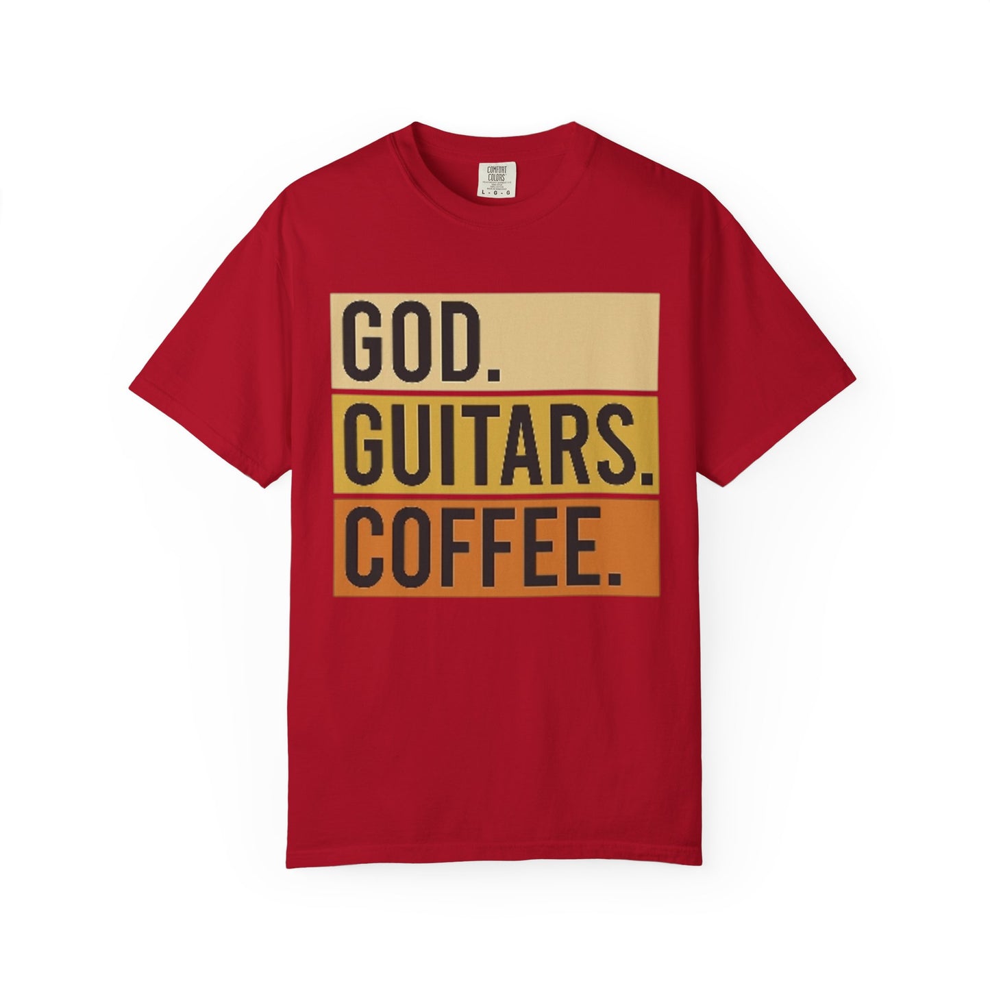 Faith & Music Unisex T-Shirt - Perfect Gift for Musicians, Coffee Lovers, Christian Apparel, Everyday Comfort, Casual Wear