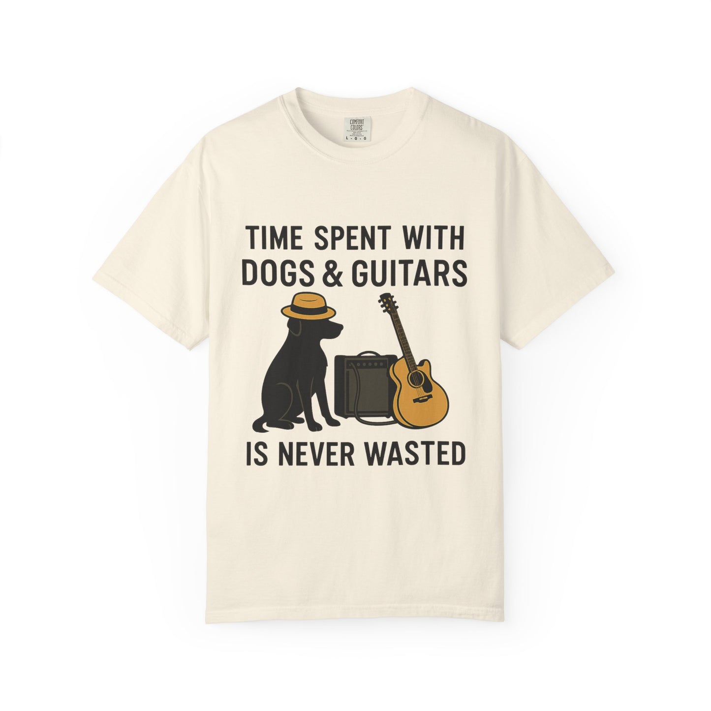 Dog Lover's Music T-Shirt, Casual Style Tee, Perfect Gift for Musicians.