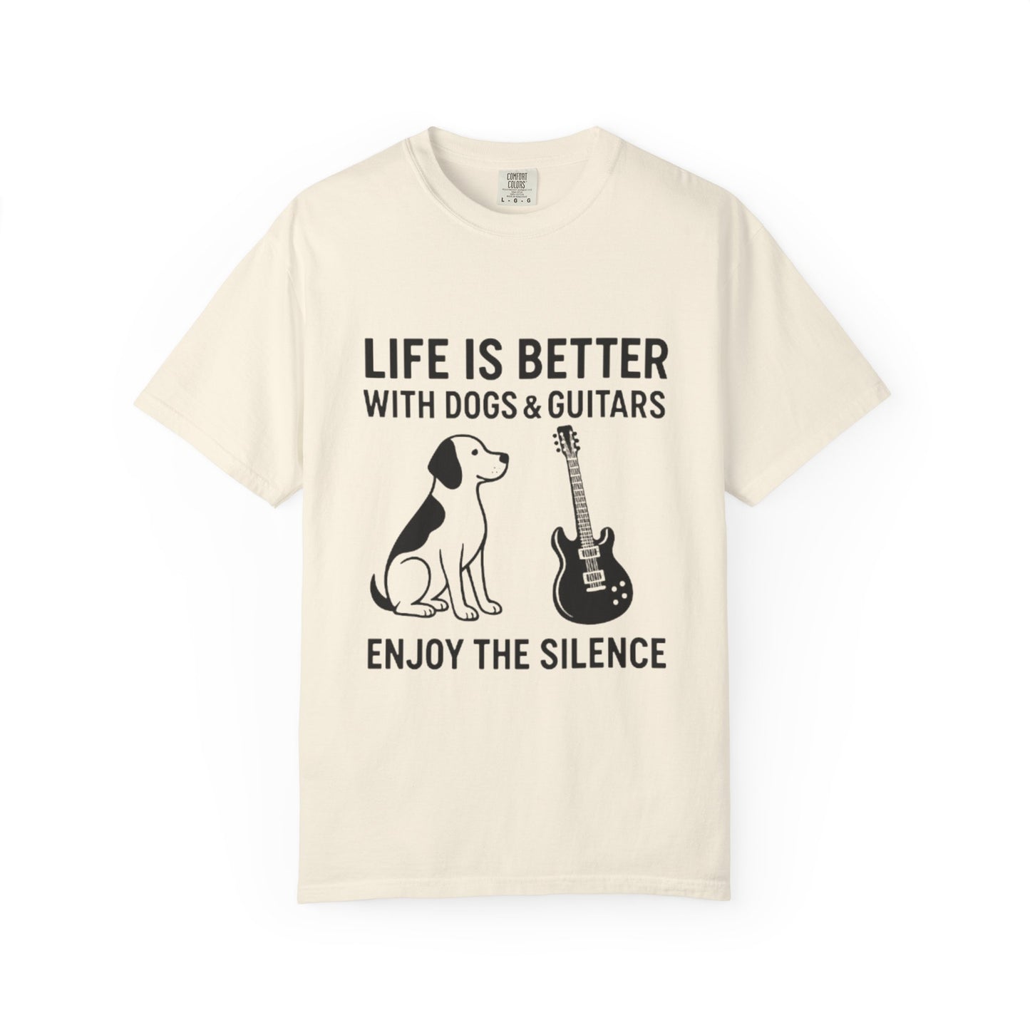 Life is Better with Dogs & Guitars T-Shirt, Unisex Graphic Tee,