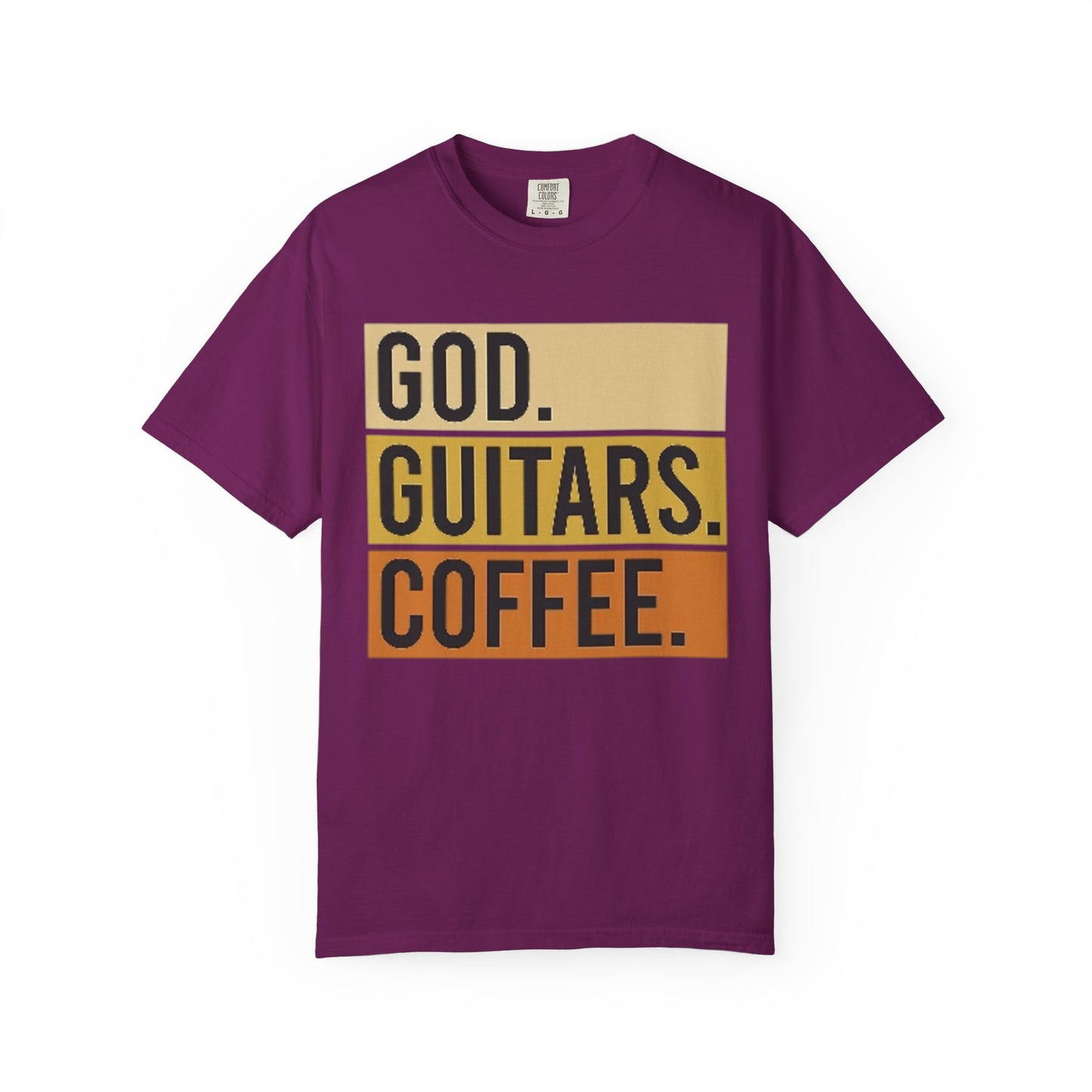 Faith & Music Unisex T-Shirt - Perfect Gift for Musicians, Coffee Lovers, Christian Apparel, Everyday Comfort, Casual Wear