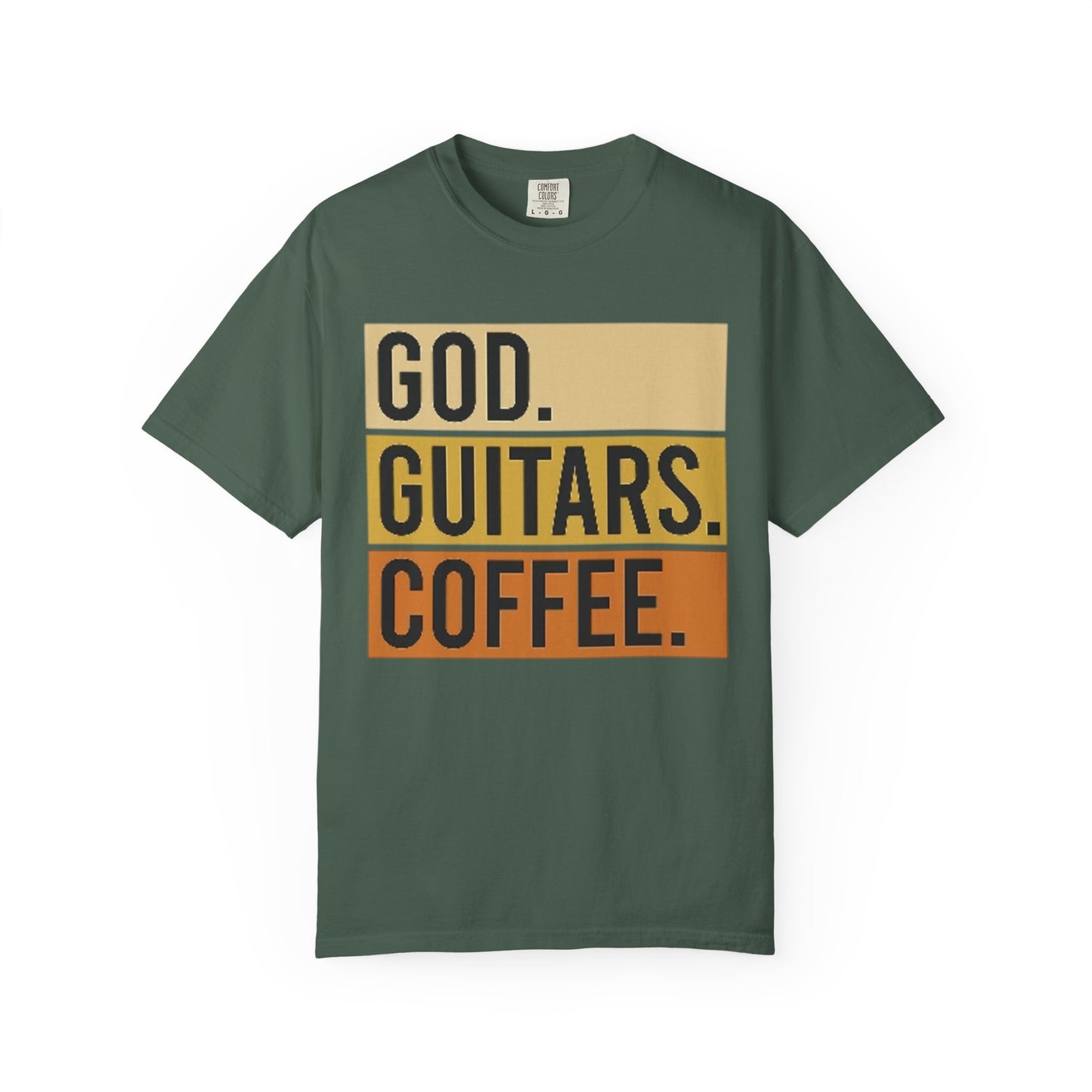 Faith & Music Unisex T-Shirt - Perfect Gift for Musicians, Coffee Lovers, Christian Apparel, Everyday Comfort, Casual Wear