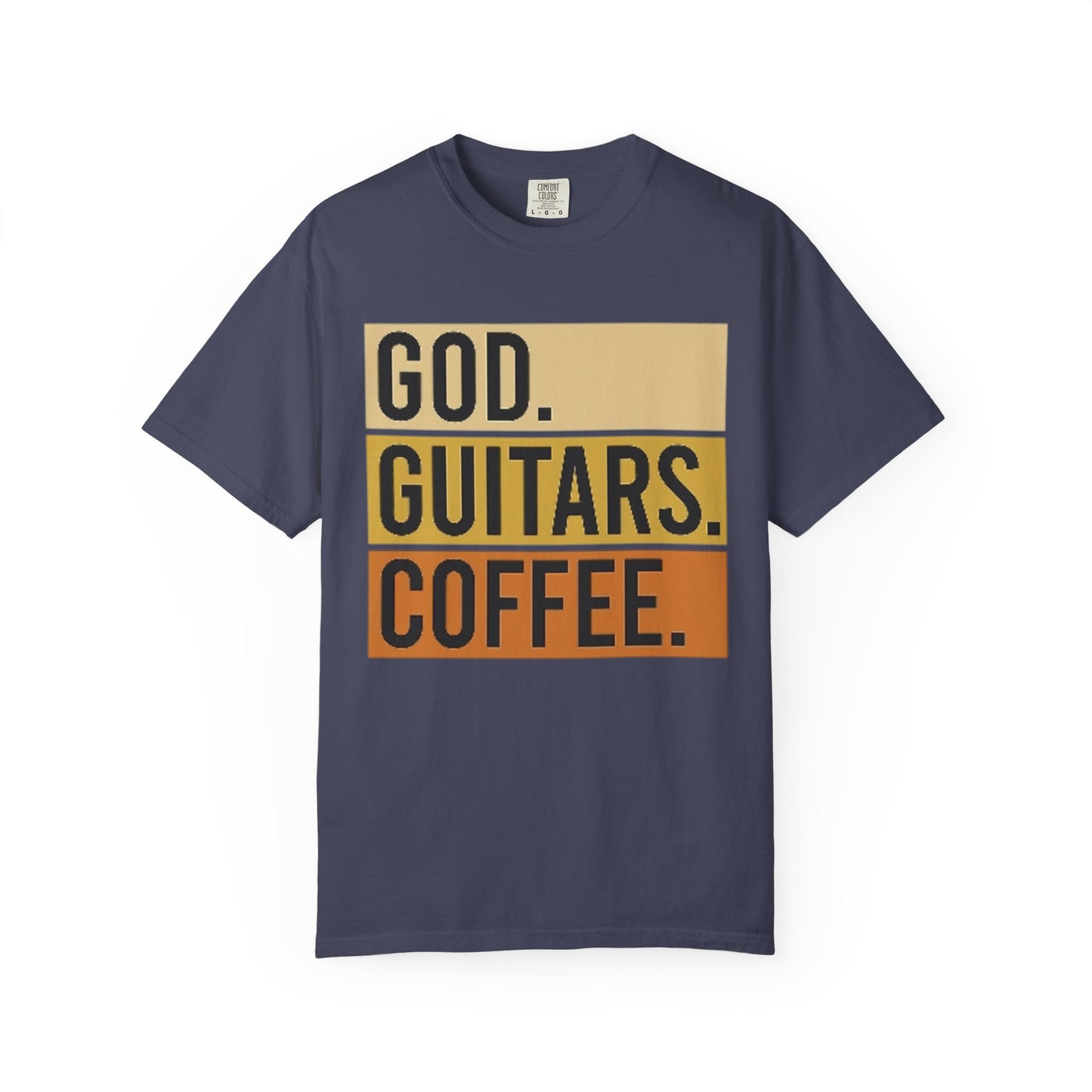 Faith & Music Unisex T-Shirt - Perfect Gift for Musicians, Coffee Lovers, Christian Apparel, Everyday Comfort, Casual Wear