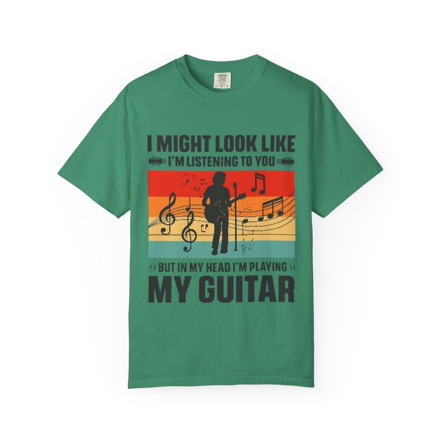 I Might Look Like I’m Listening But In My Head I’m Playing My Guitar Retro T-Shirt