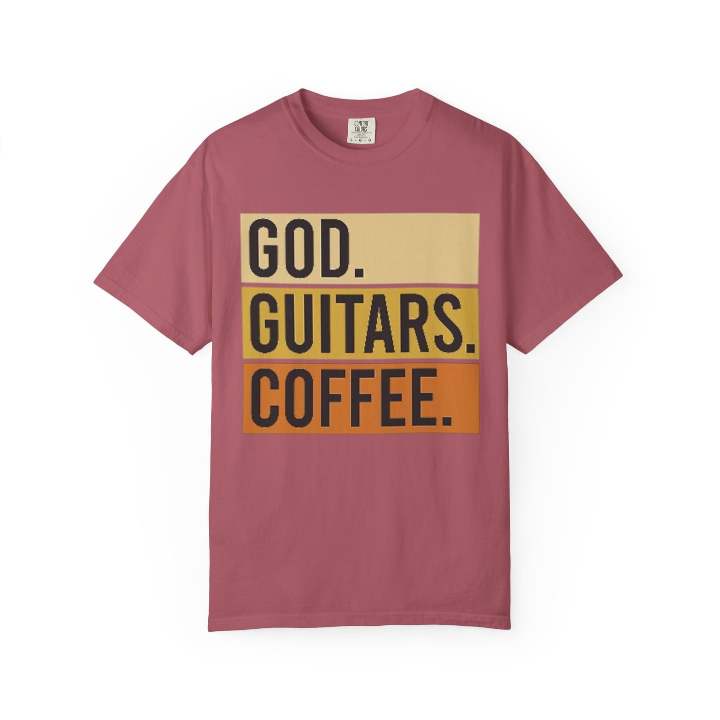 Faith & Music Unisex T-Shirt - Perfect Gift for Musicians, Coffee Lovers, Christian Apparel, Everyday Comfort, Casual Wear