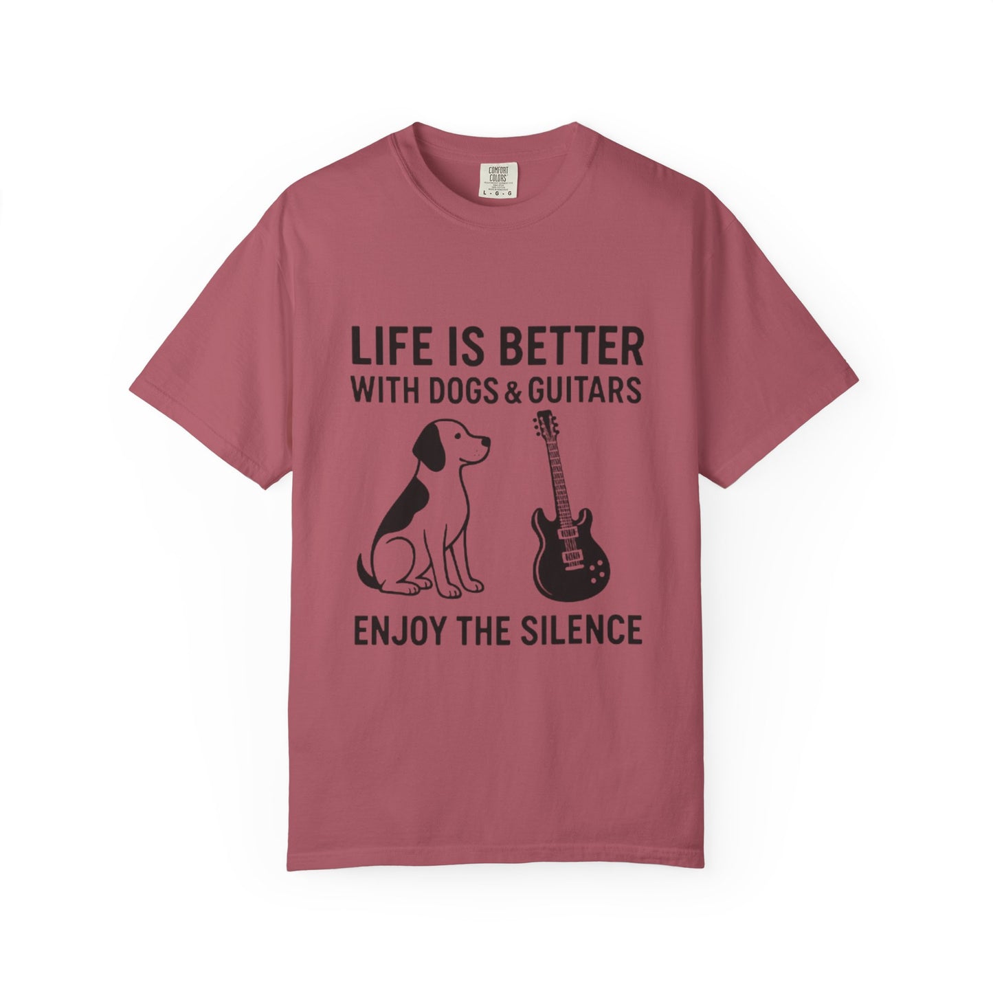 Life is Better with Dogs & Guitars T-Shirt, Unisex Graphic Tee,