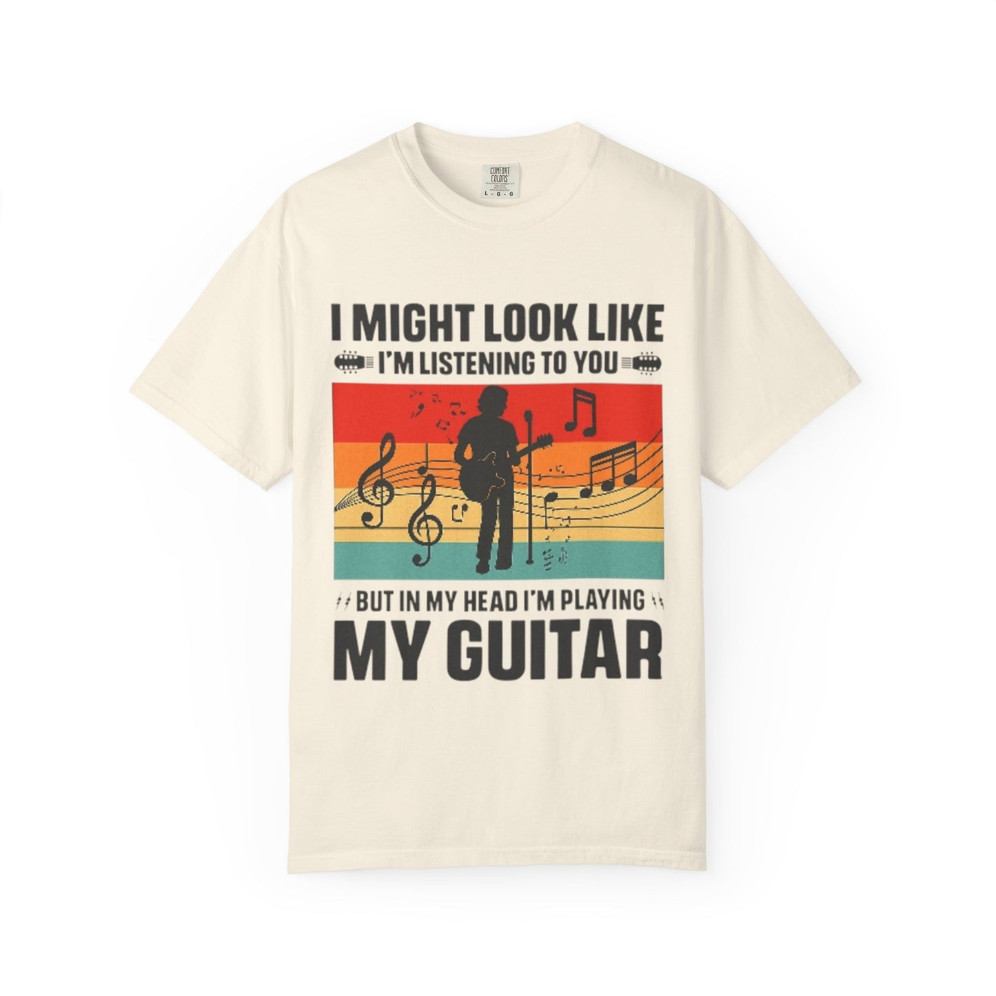 I Might Look Like I’m Listening But In My Head I’m Playing My Guitar Retro T-Shirt
