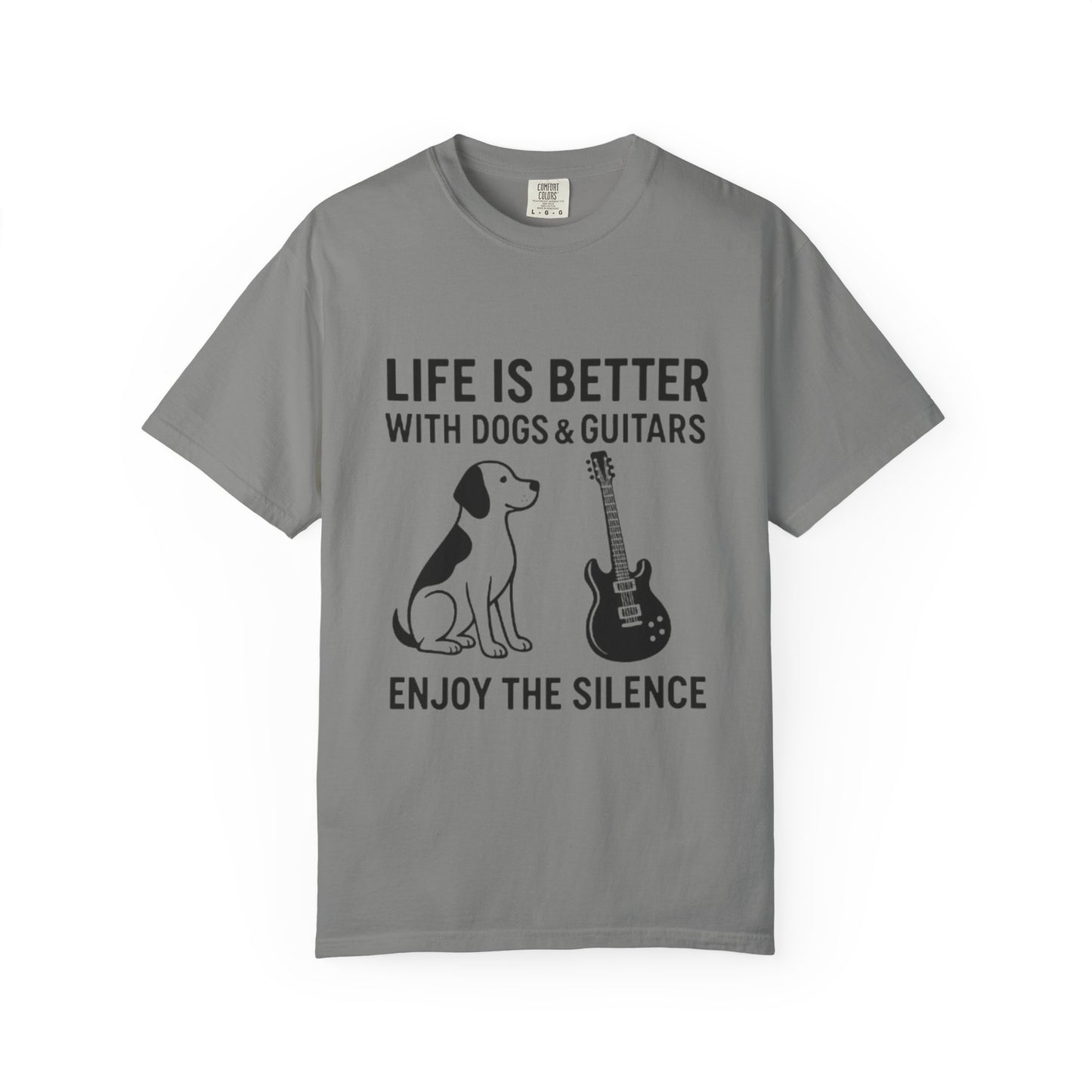 Life is Better with Dogs & Guitars T-Shirt, Unisex Graphic Tee,