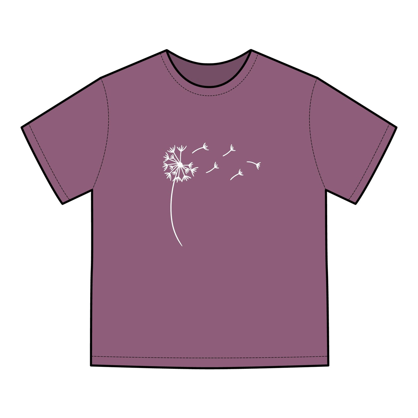 Whimsical Dandelion Tee - Nature Inspired, ComfortWash Unisex T-Shirt,