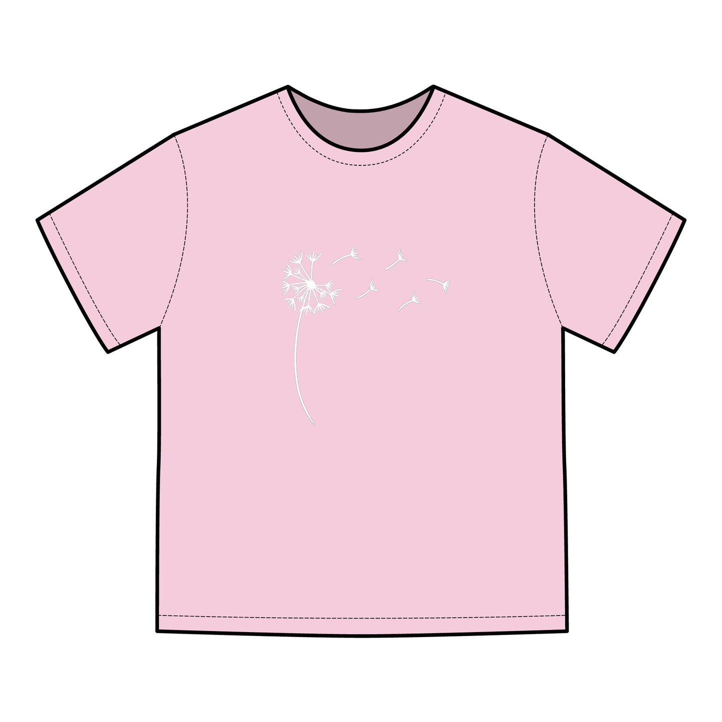 Whimsical Dandelion Tee - Nature Inspired, ComfortWash Unisex T-Shirt,