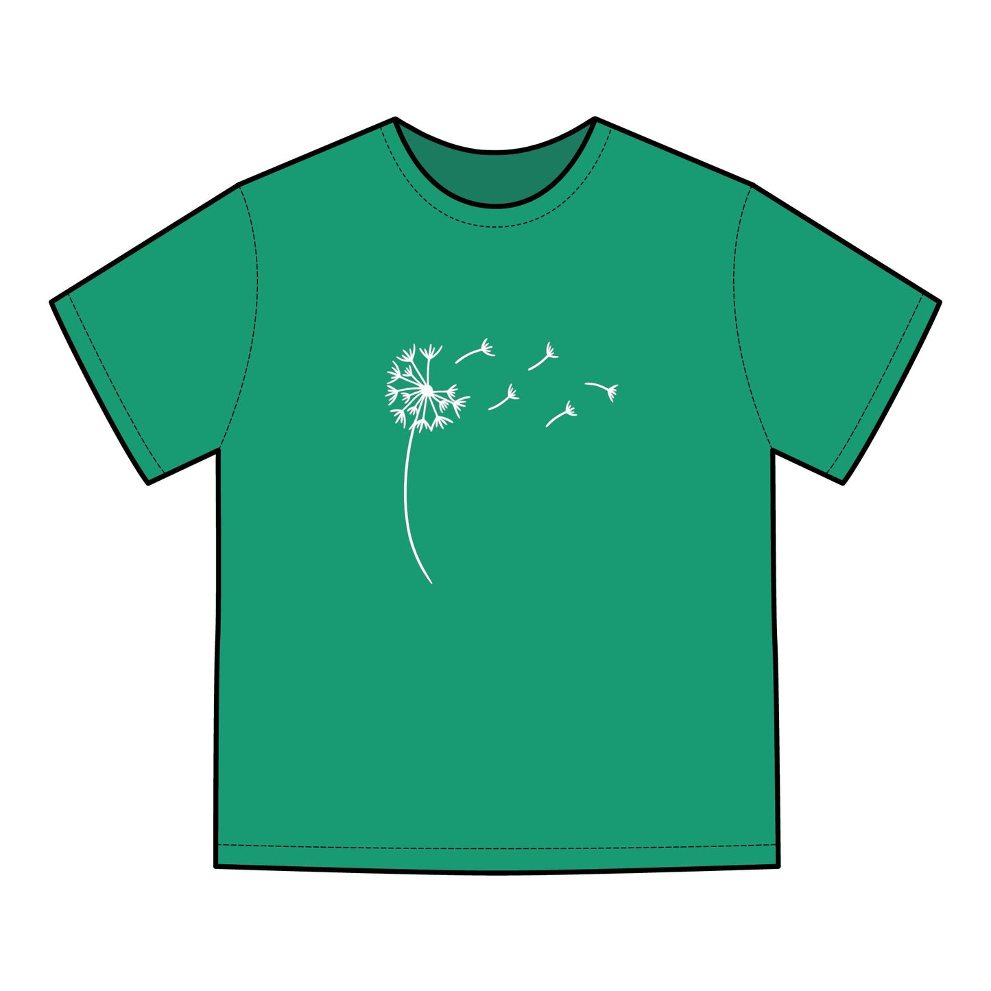 Whimsical Dandelion Tee - Nature Inspired, ComfortWash Unisex T-Shirt,