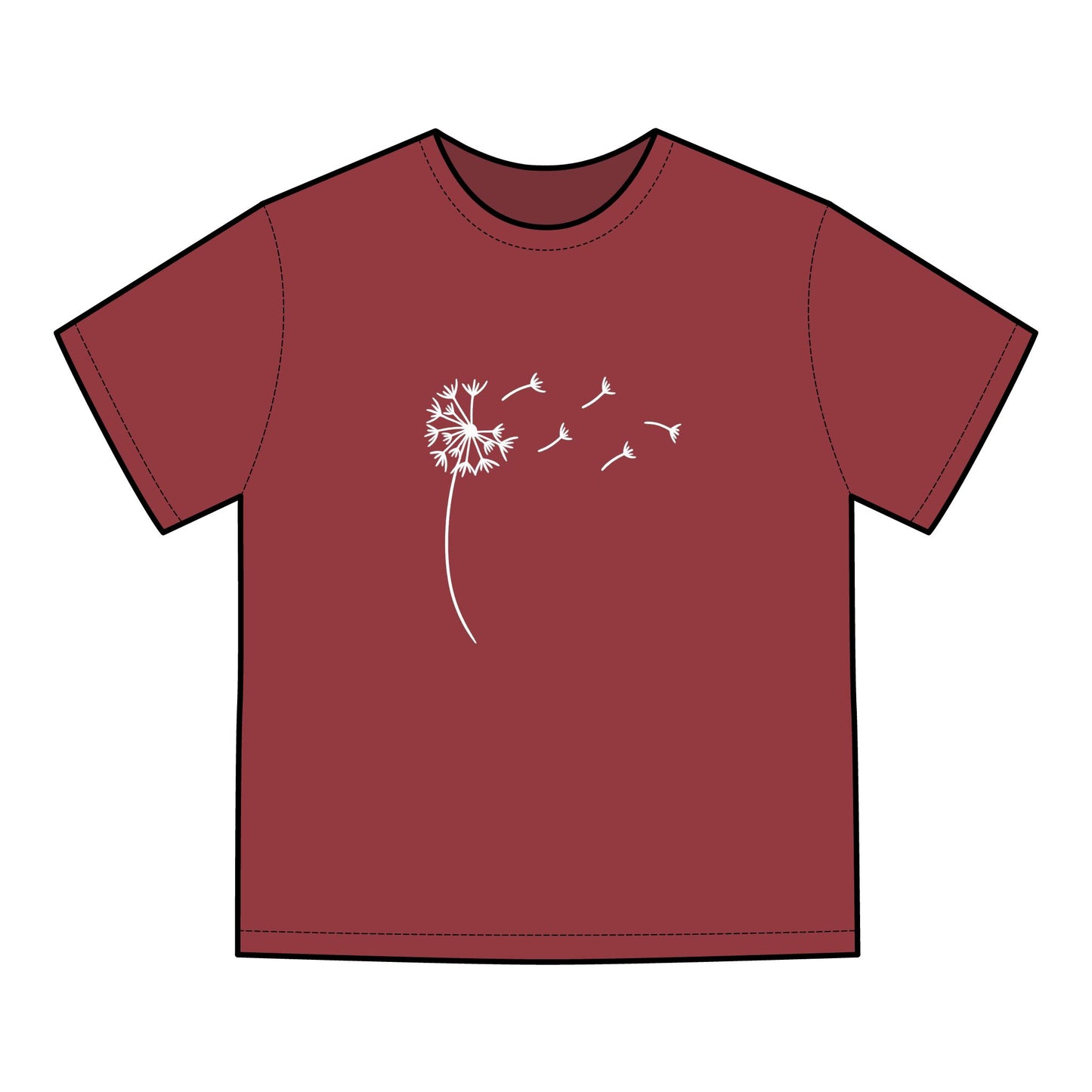 Whimsical Dandelion Tee - Nature Inspired, ComfortWash Unisex T-Shirt,