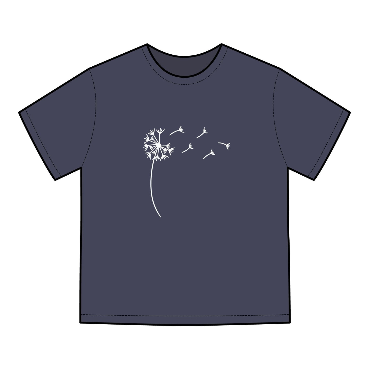 Whimsical Dandelion Tee - Nature Inspired, ComfortWash Unisex T-Shirt,