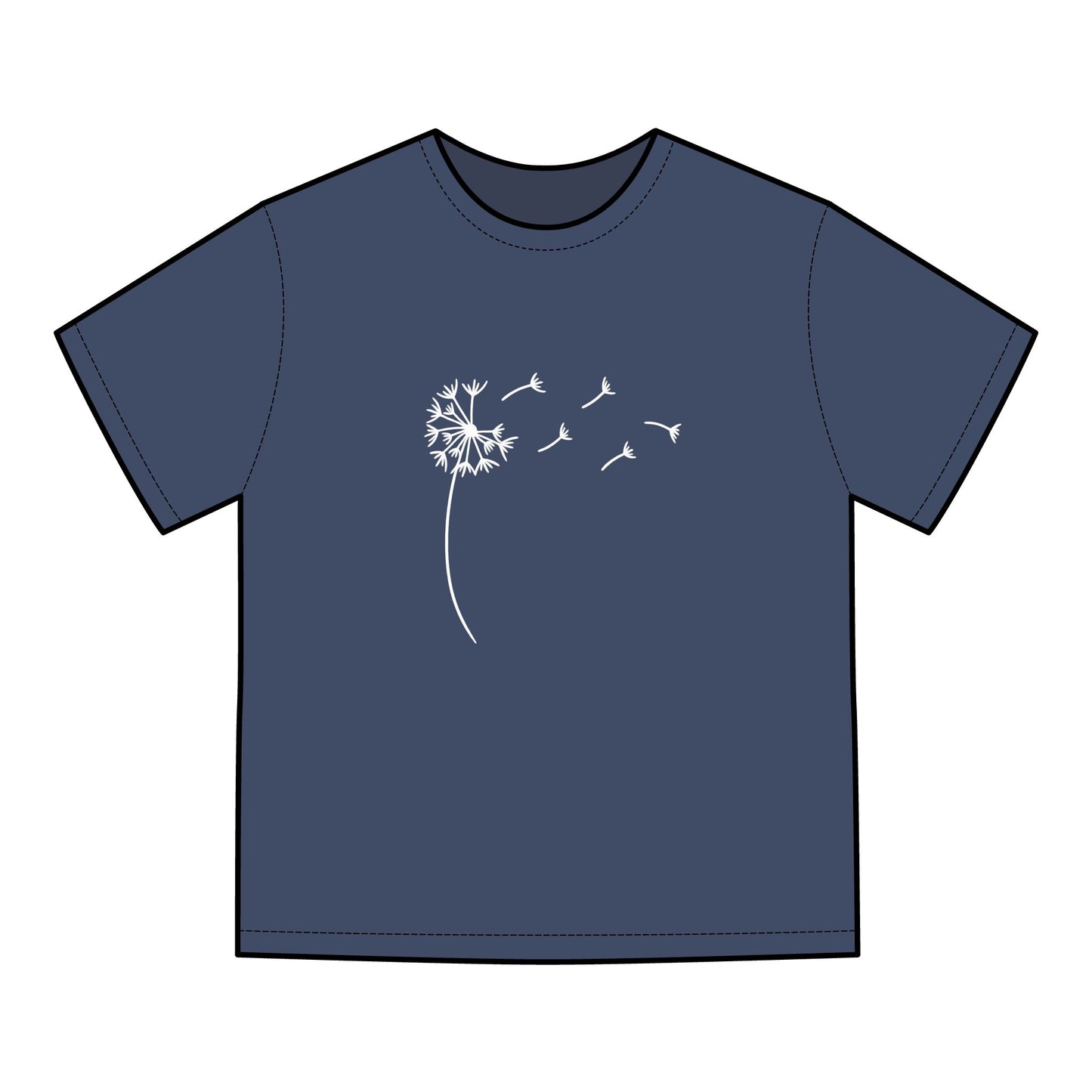 Whimsical Dandelion Tee - Nature Inspired, ComfortWash Unisex T-Shirt,