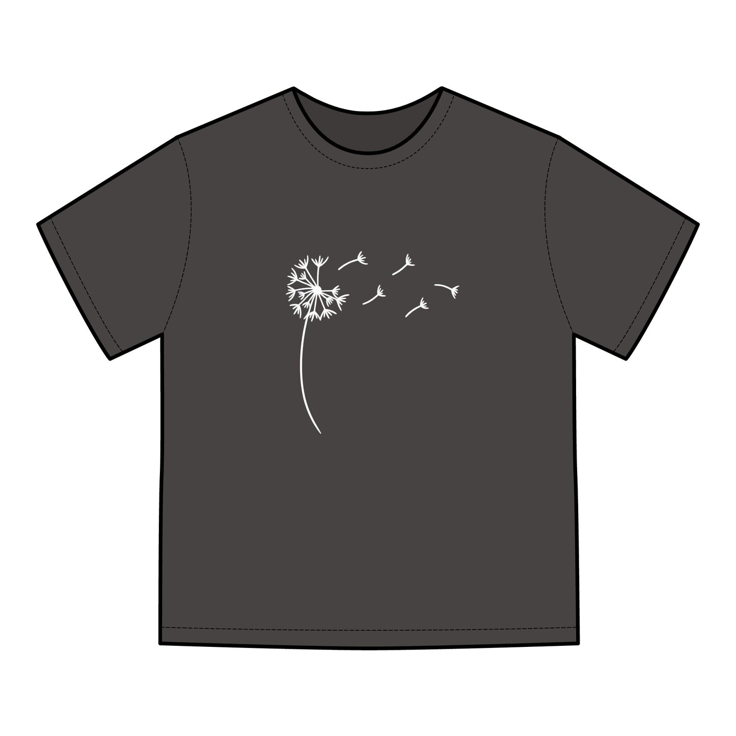 Whimsical Dandelion Tee - Nature Inspired, ComfortWash Unisex T-Shirt,
