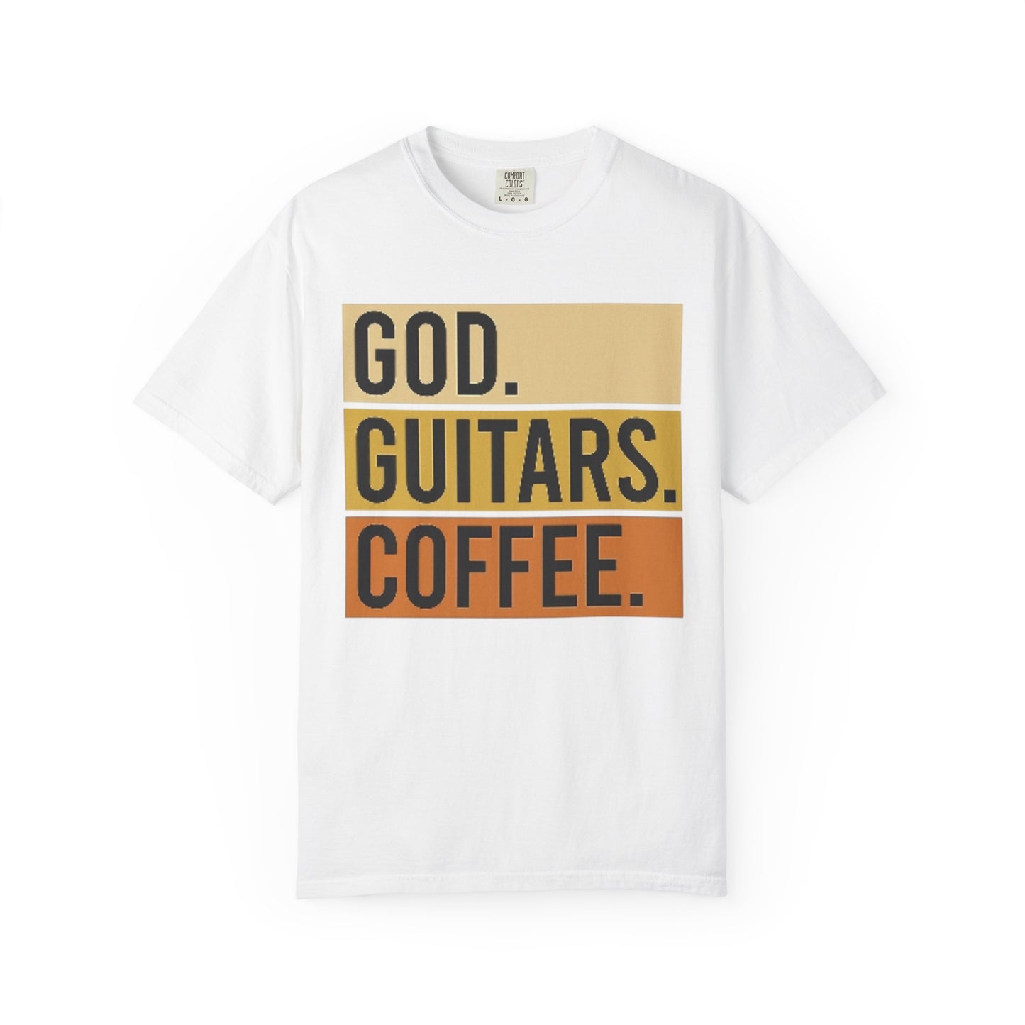 Faith & Music Unisex T-Shirt - Perfect Gift for Musicians, Coffee Lovers, Christian Apparel, Everyday Comfort, Casual Wear