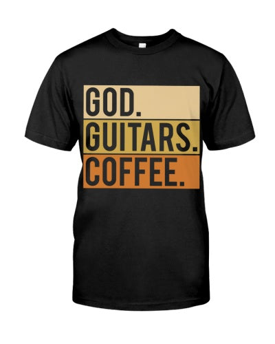 Faith & Music Unisex T-Shirt - Perfect Gift for Musicians, Coffee Lovers, Christian Apparel, Everyday Comfort, Casual Wear
