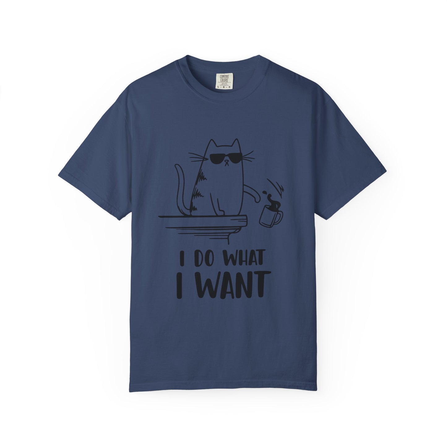 “I Do What I Want – Funny Cat T-Shirt | Sarcastic Kitty Graphic Tee for Cat Lovers”